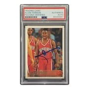 Allen Iverson Signed 1996 Topps #171 Philadelphia 76ers Rookie Card PSA/DNA - Image 3
