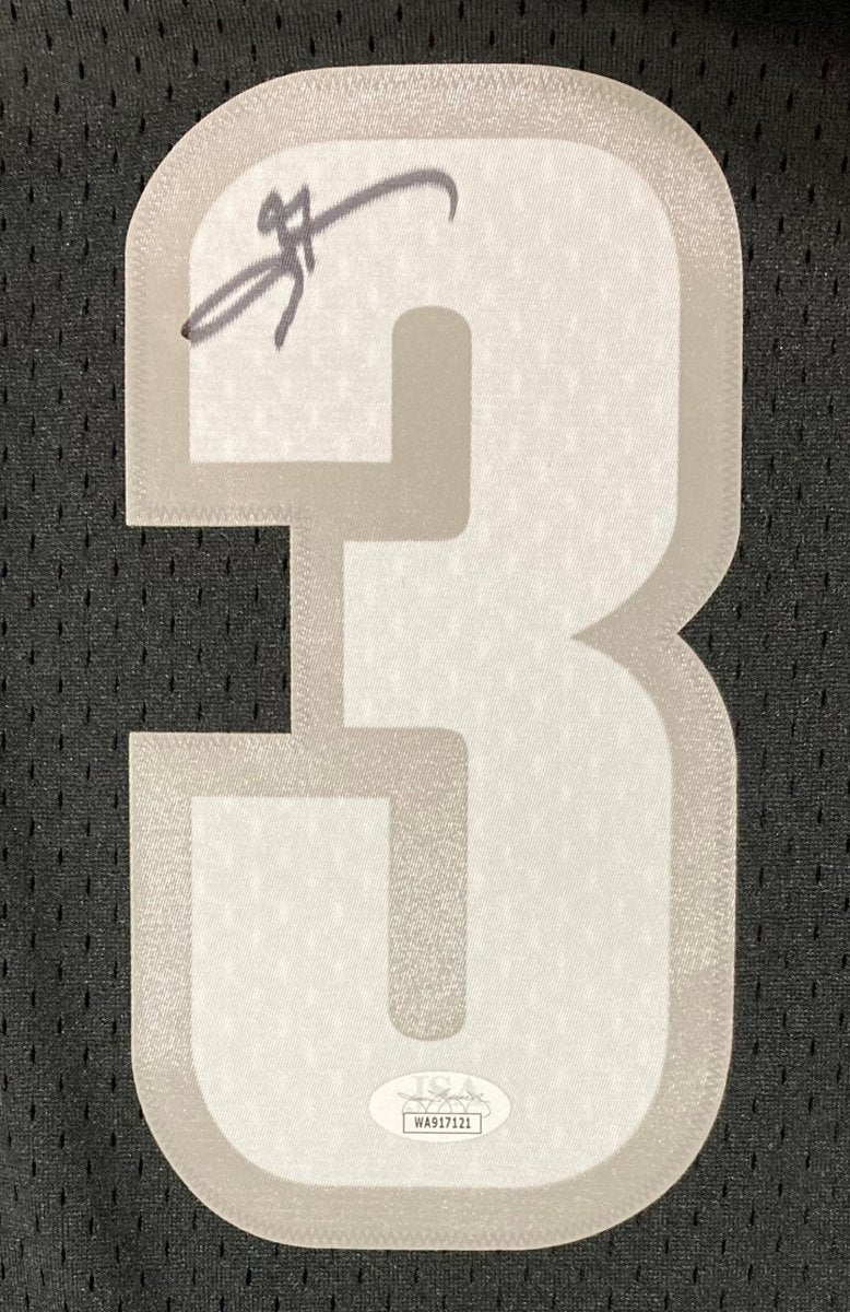 Allen Iverson Signed Georgetown Hoyas 1995-96 M&N College Vault Jersey JSA ITP - Image 2