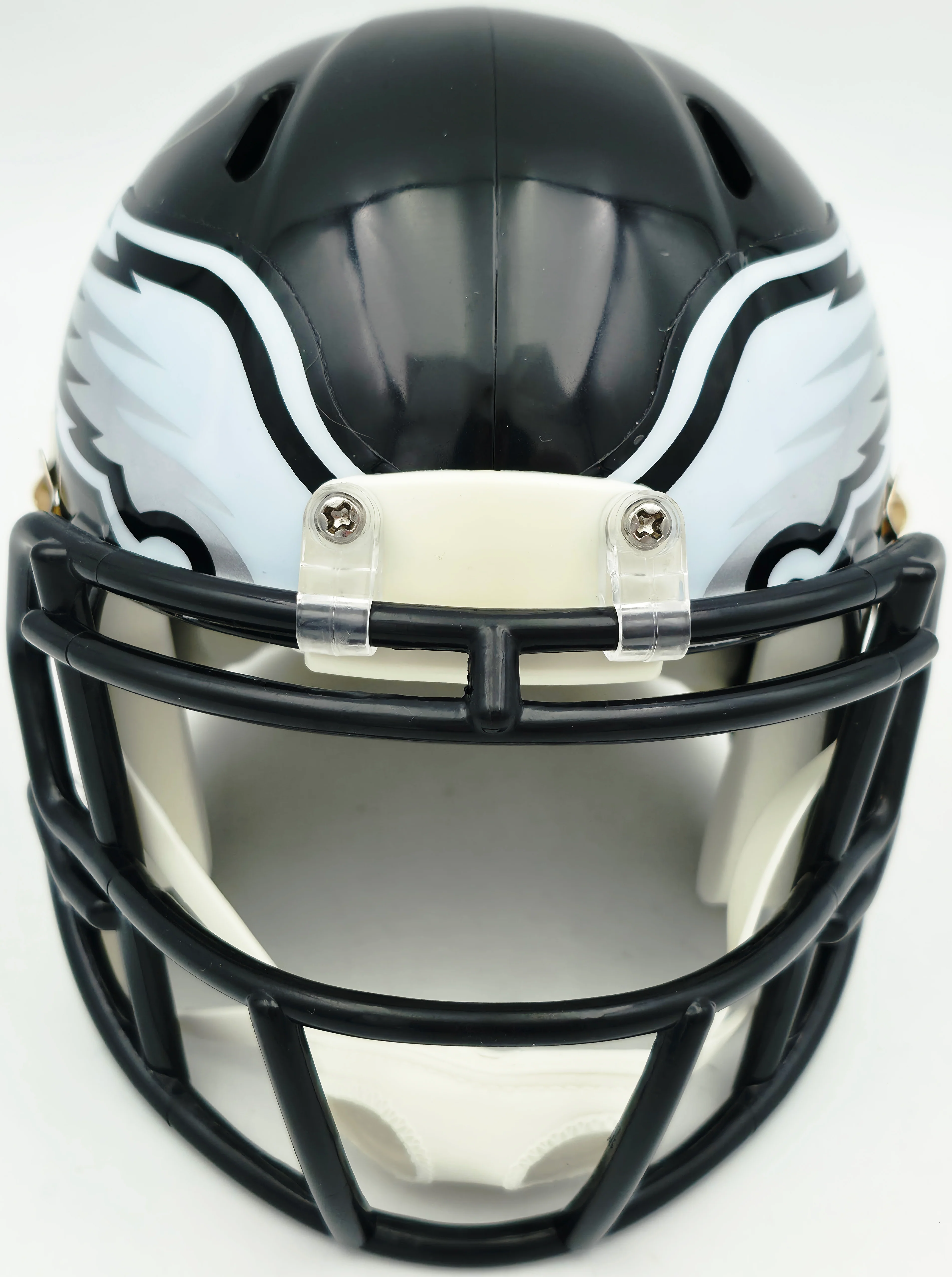 Alshon Jeffery Autographed Philadelphia Eagles Black 2022 Alternate Speed Mini Helmet Beckett BAS QR Stock #261888 - Image 4