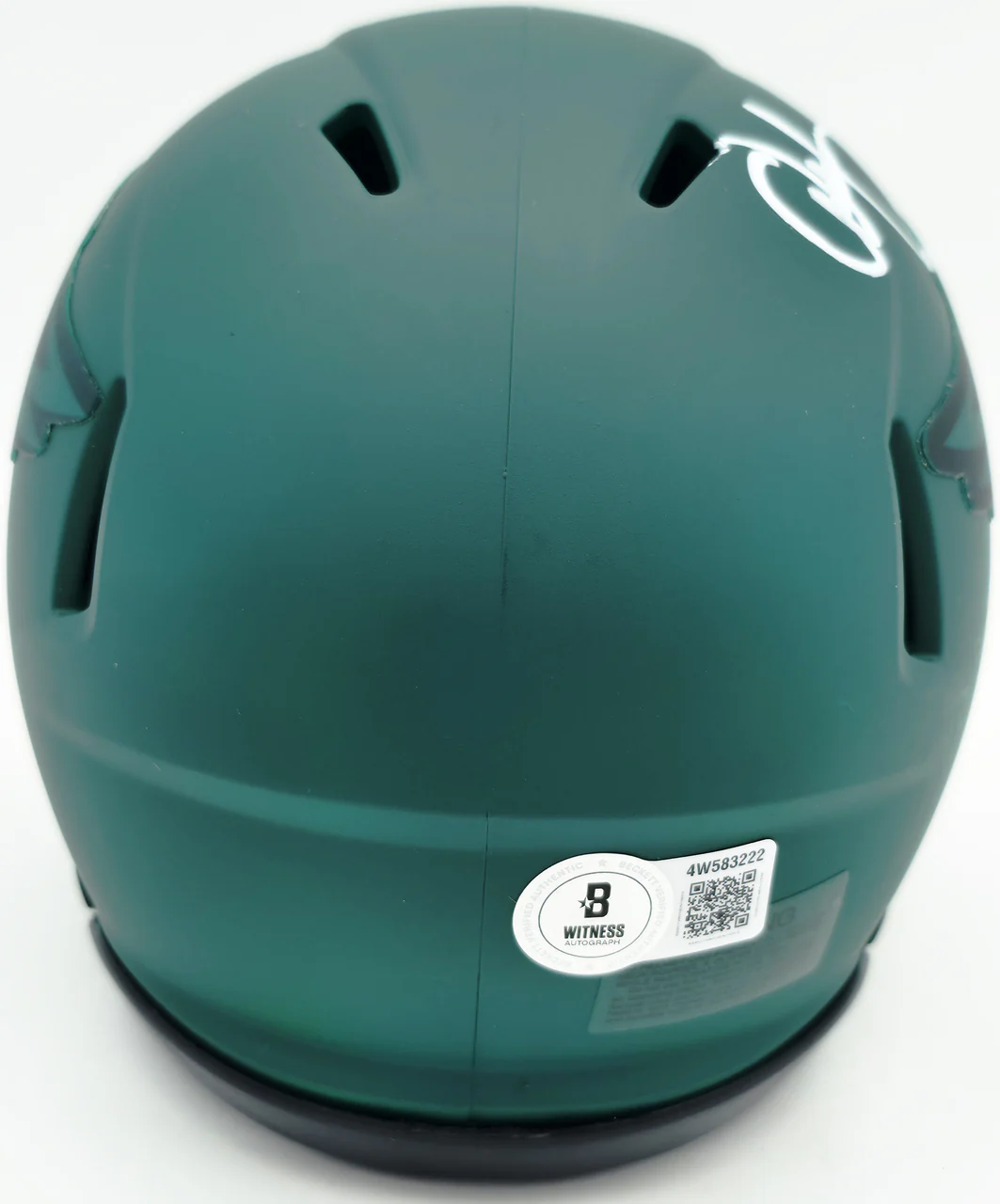 Alshon Jeffery Autographed Philadelphia Eagles Rave Green Speed Mini Helmet Beckett BAS QR Stock #261889 - Image 5