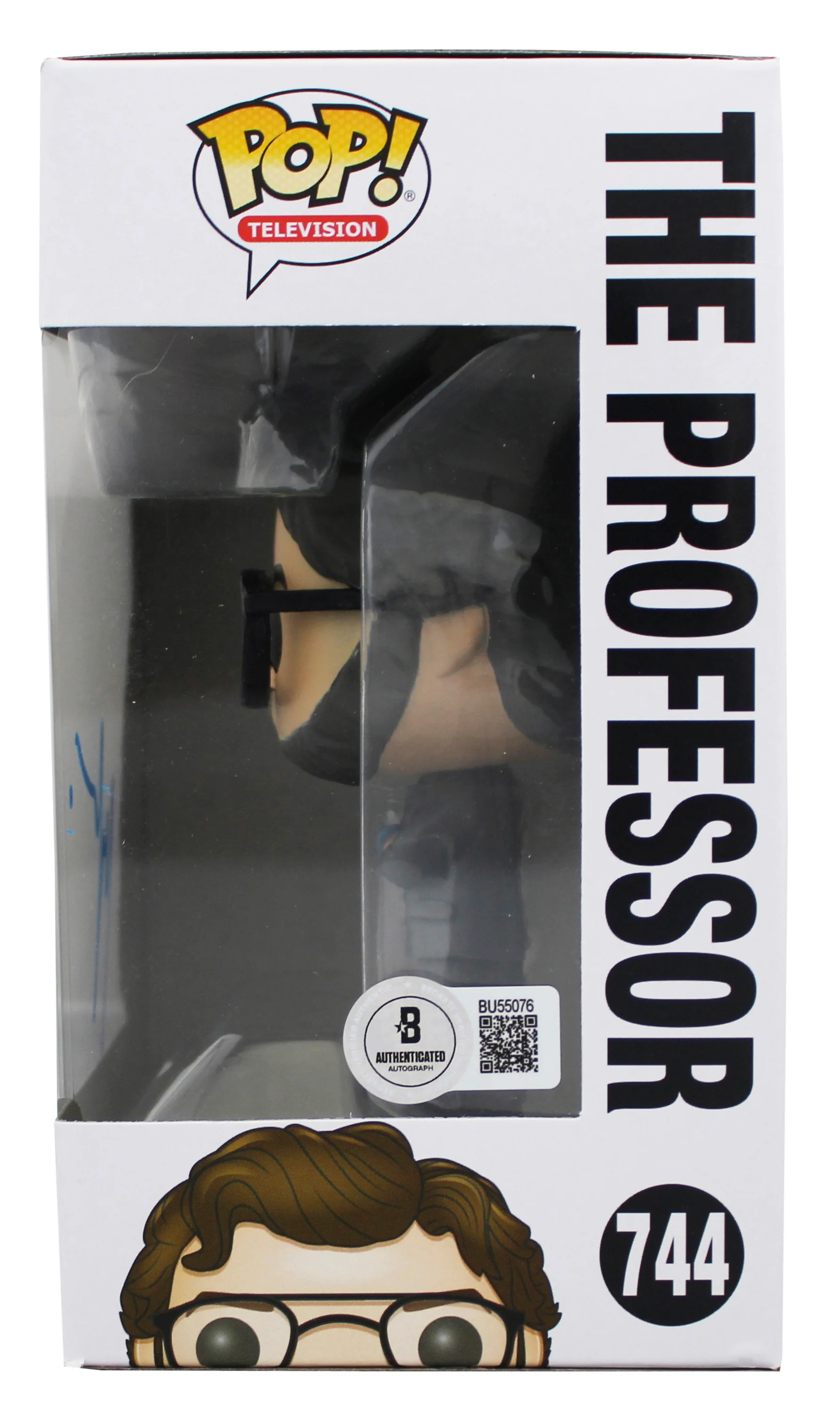 Alvaro Morte Signed The Professor #744 Funko Pop Vinyl Figure BAS #BU55076 - Image 4