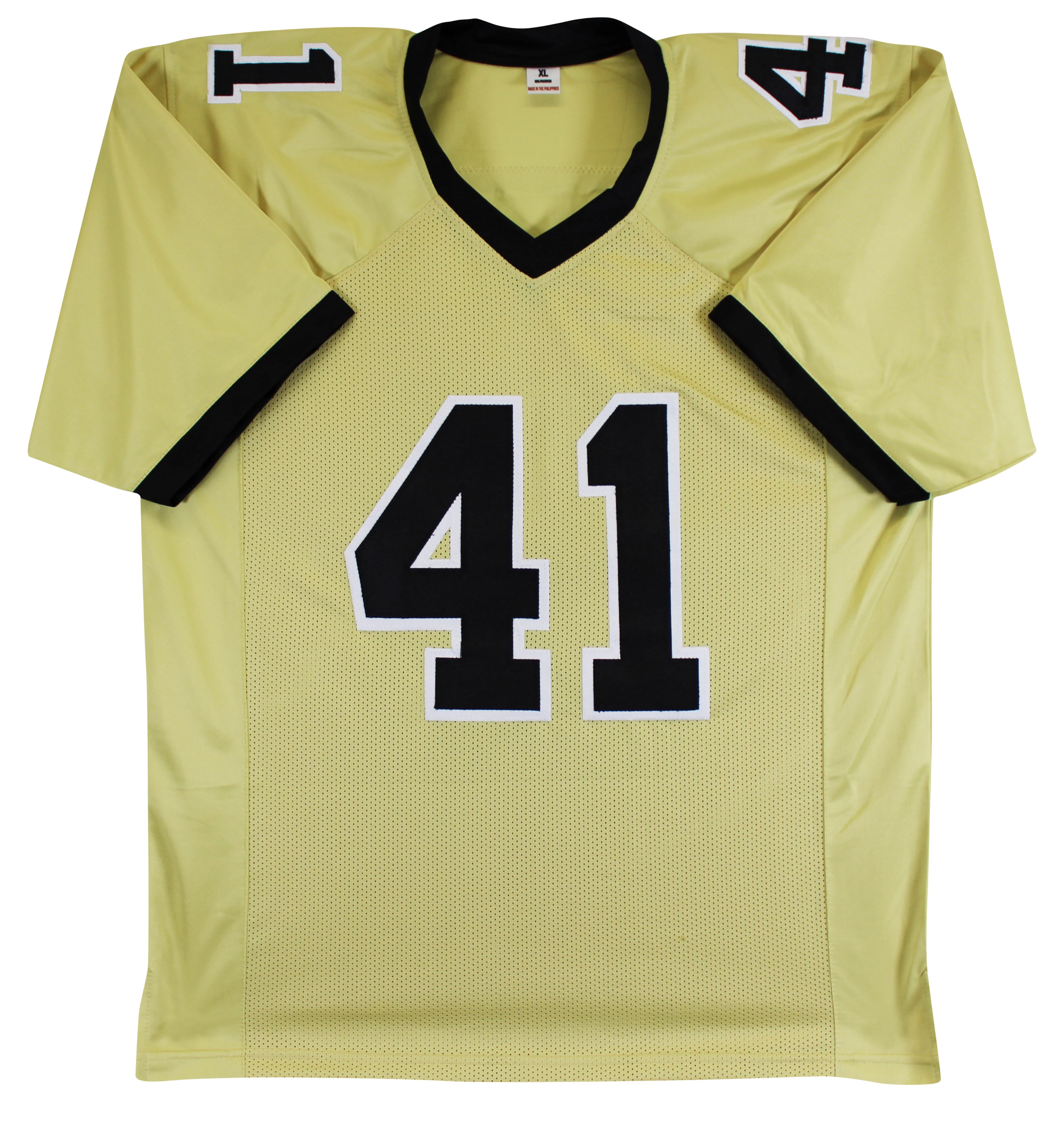 Alvin Kamara Authentic Signed Gold Alternate Pro Style Jersey BAS Witnessed - Image 4