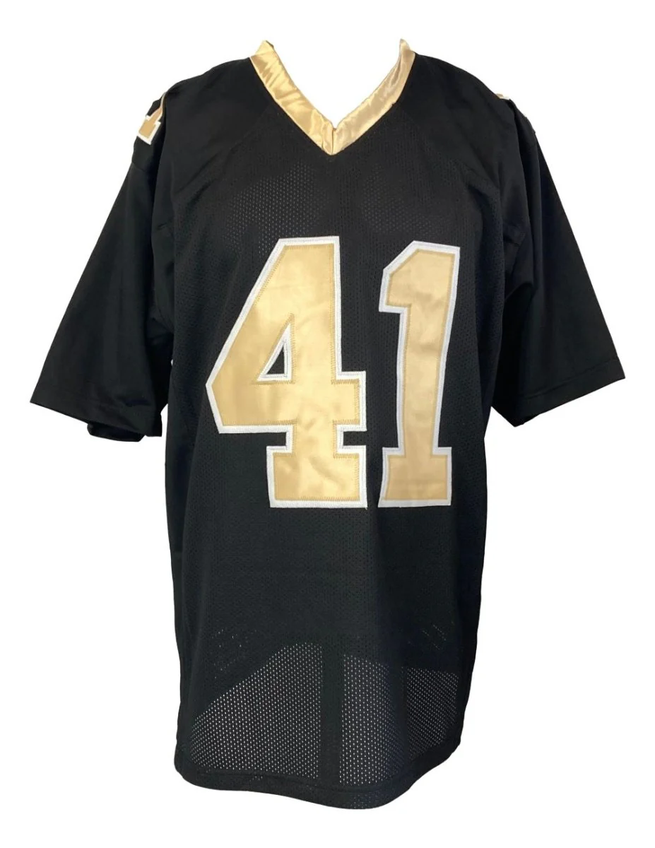 Alvin Kamara New Orleans Signed Black Football Jersey 2 BAS - Image 3