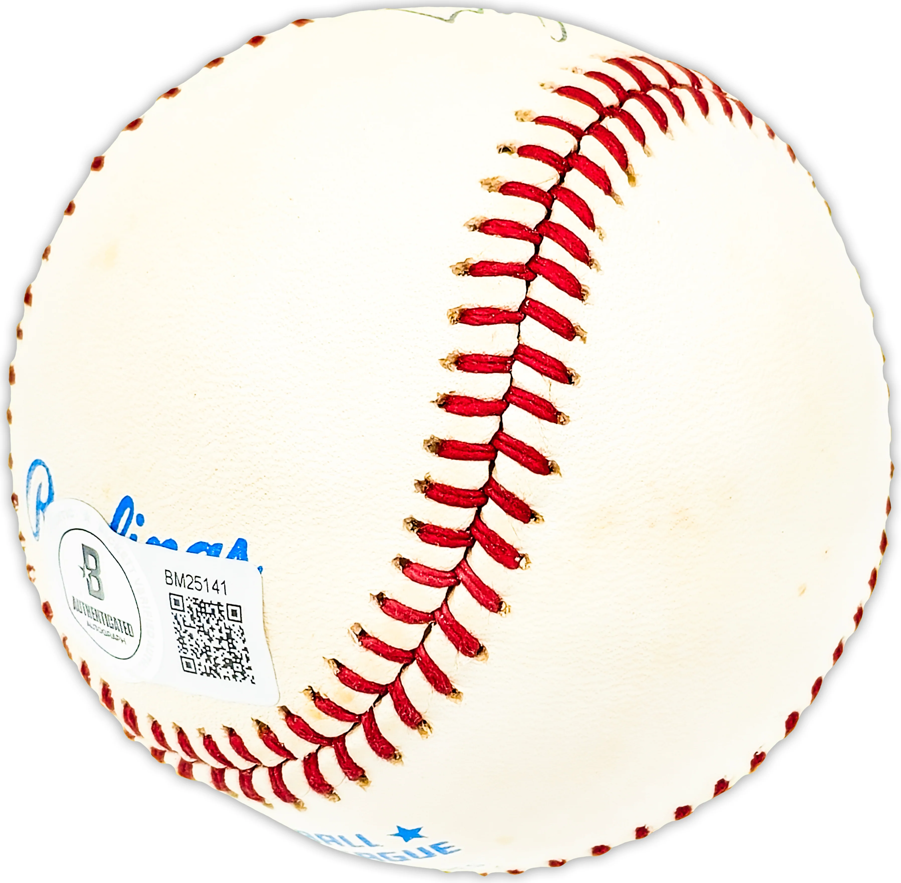 Alvis Tex Shirley Autographed Official AL Baseball Philadelphia A's "Best Wishes Larry" Beckett BAS QR #BM25141 - Image 5
