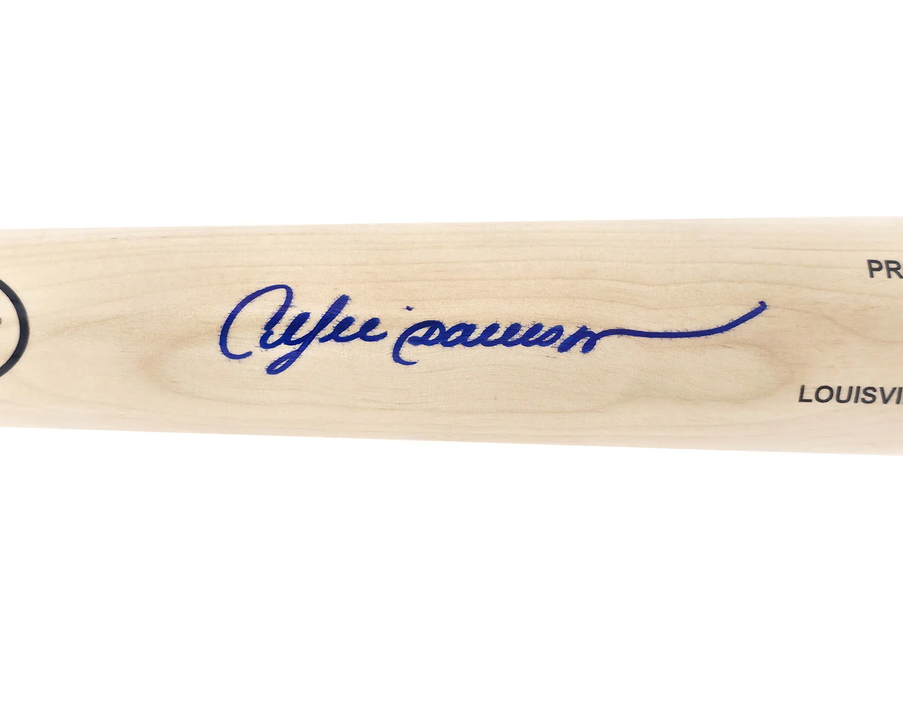Andre Dawson Autographed Blonde Louisville Slugger Pro Stock Baseball Bat Montreal Expos Beckett BAS Witness Stock #241439 - Image 3