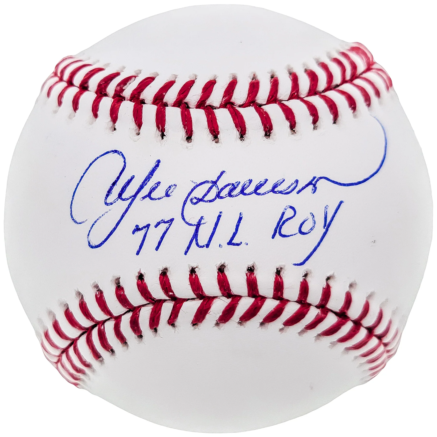 Andre Dawson Autographed Official MLB Baseball Montreal Expos "77 NL ROY" Beckett BAS QR Stock #202049 - Image 2