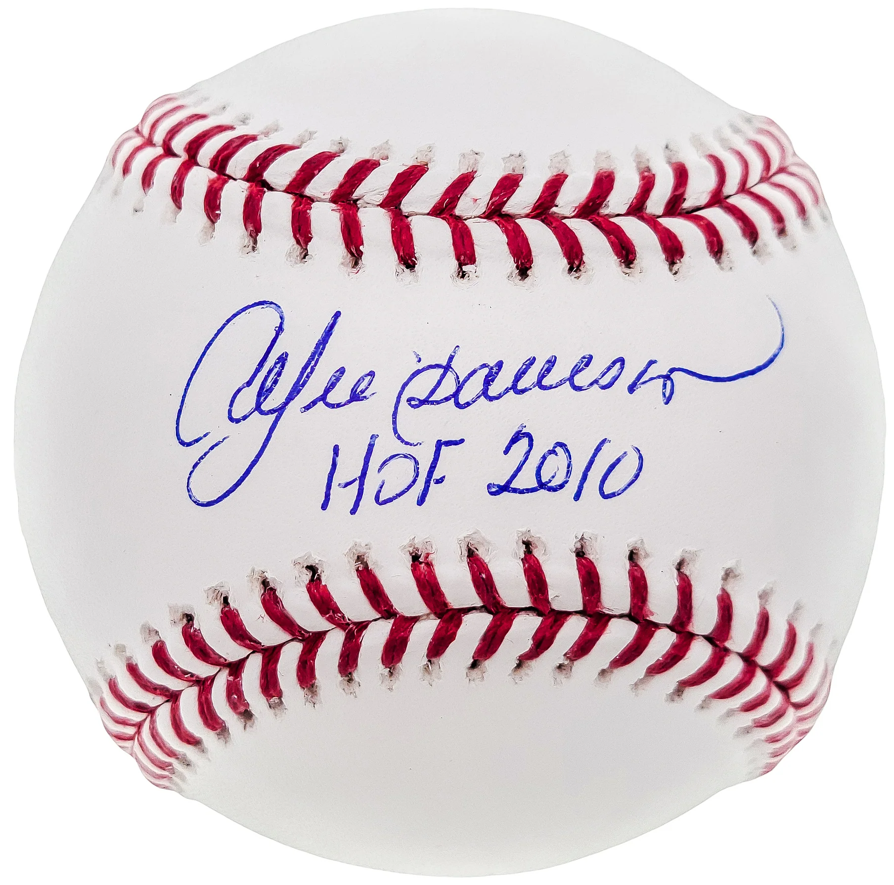 Andre Dawson Autographed Official MLB Baseball Montreal Expos "HOF 2010" Beckett BAS QR Stock #202047 - Image 2
