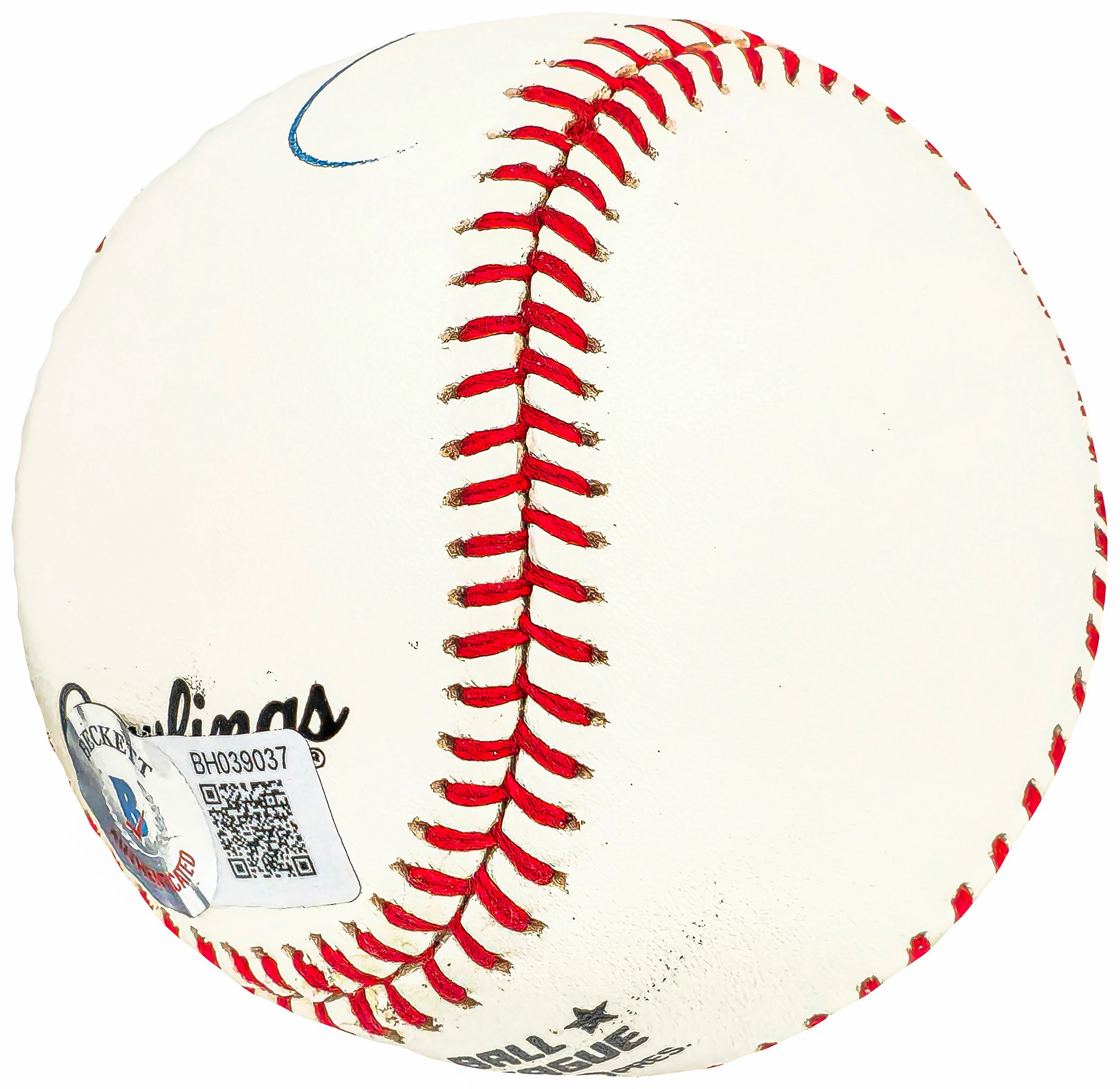 Andre Dawson Autographed Official NL Baseball Montreal Expos, Chicago Cubs Beckett BAS QR #BH039037 - Image 3