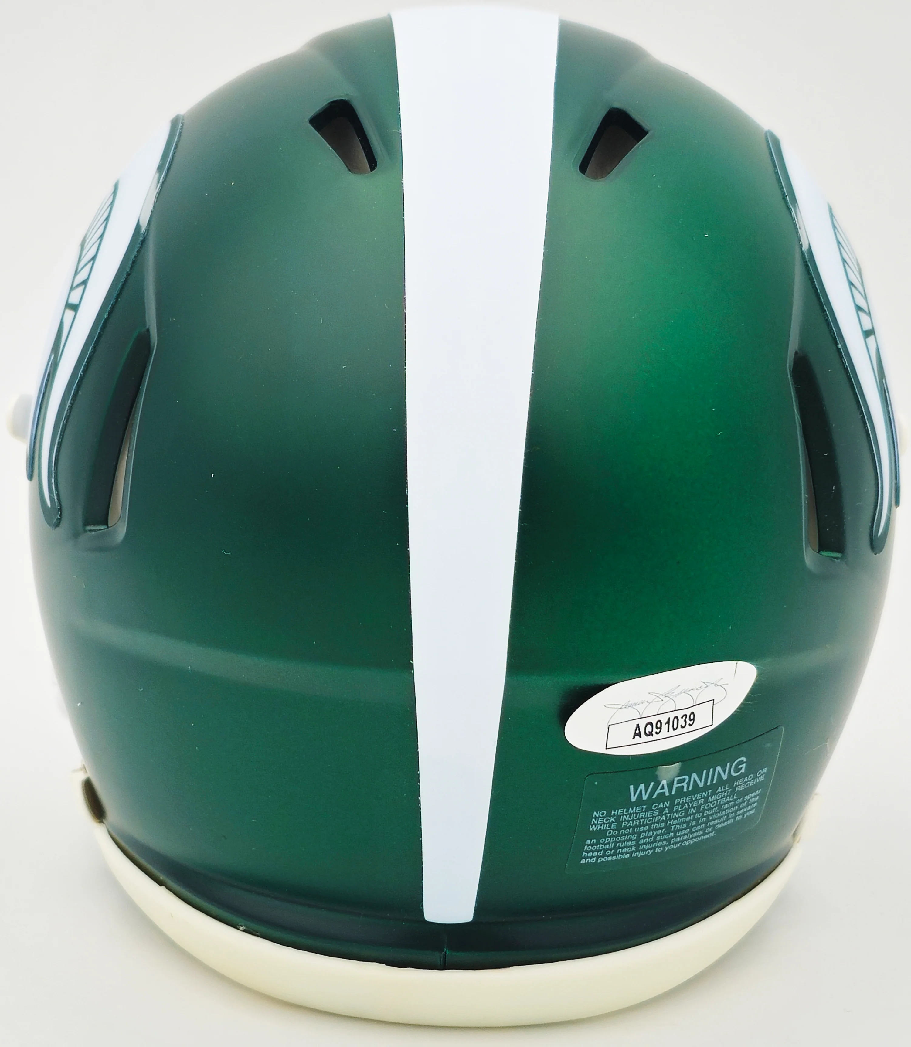 Andre Rison Autographed Michigan State Spartans Satin Green Speed Mini Helmet "Bad Moon" JSA Stock #232856 - Image 4