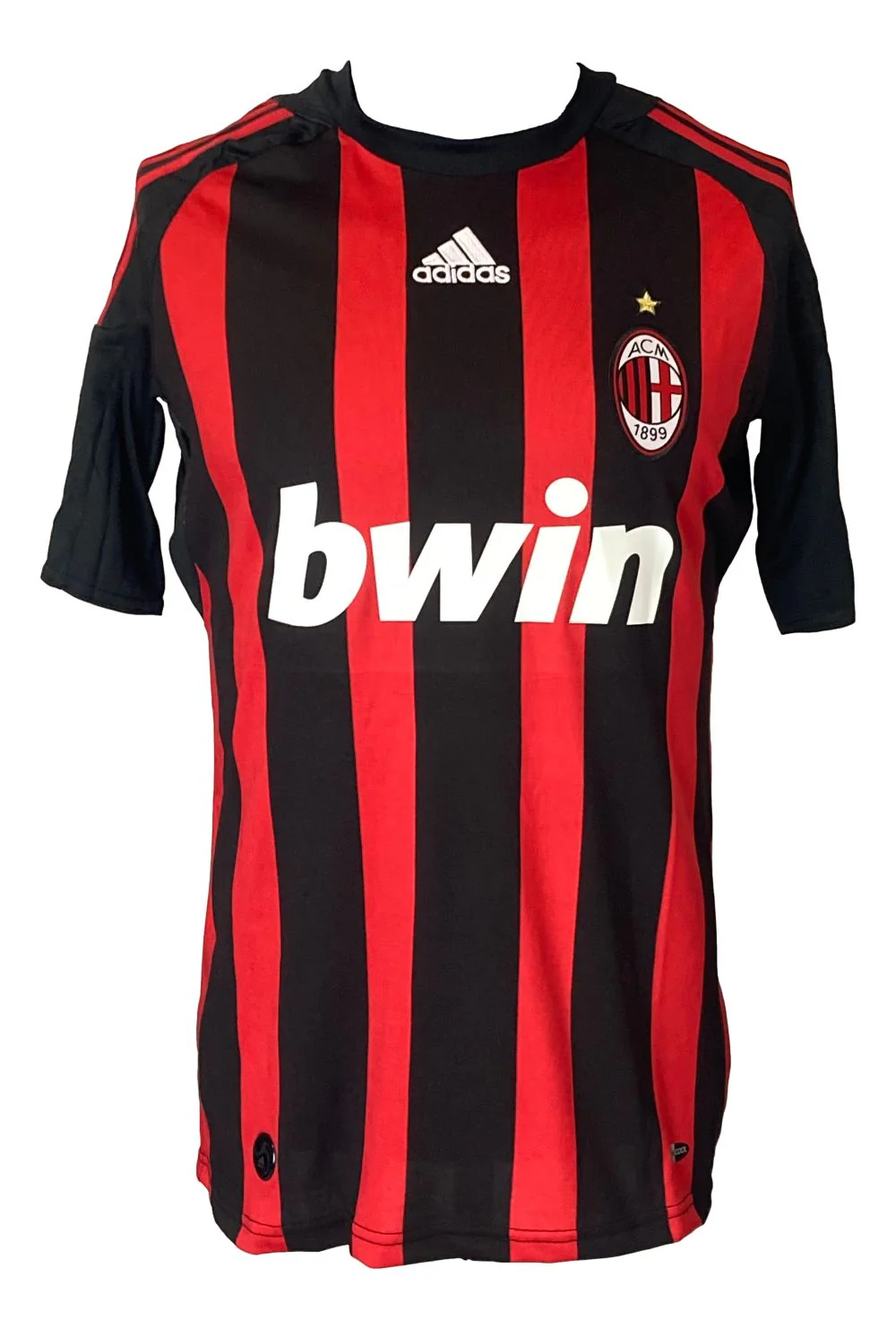 Andriy Shevchenko Signed AC Milan Adidas Soccer Jersey 2 BAS - Image 3