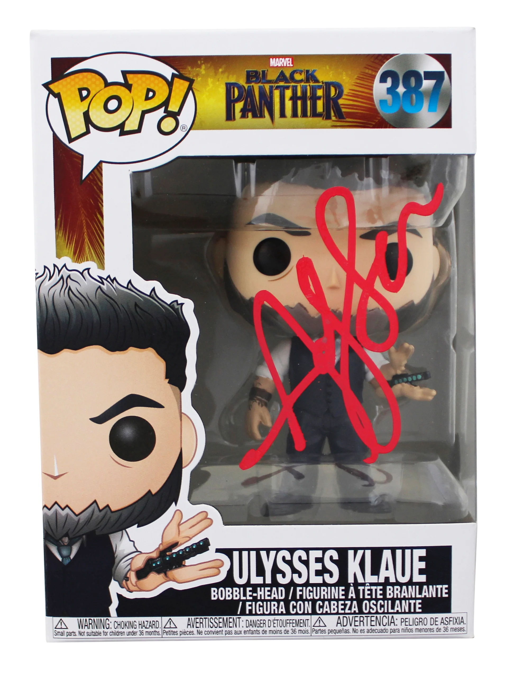 Andy Serkis Black Panther Signed Ulysses #387 Funko Pop Figure BAS #BT57762 - Image 2