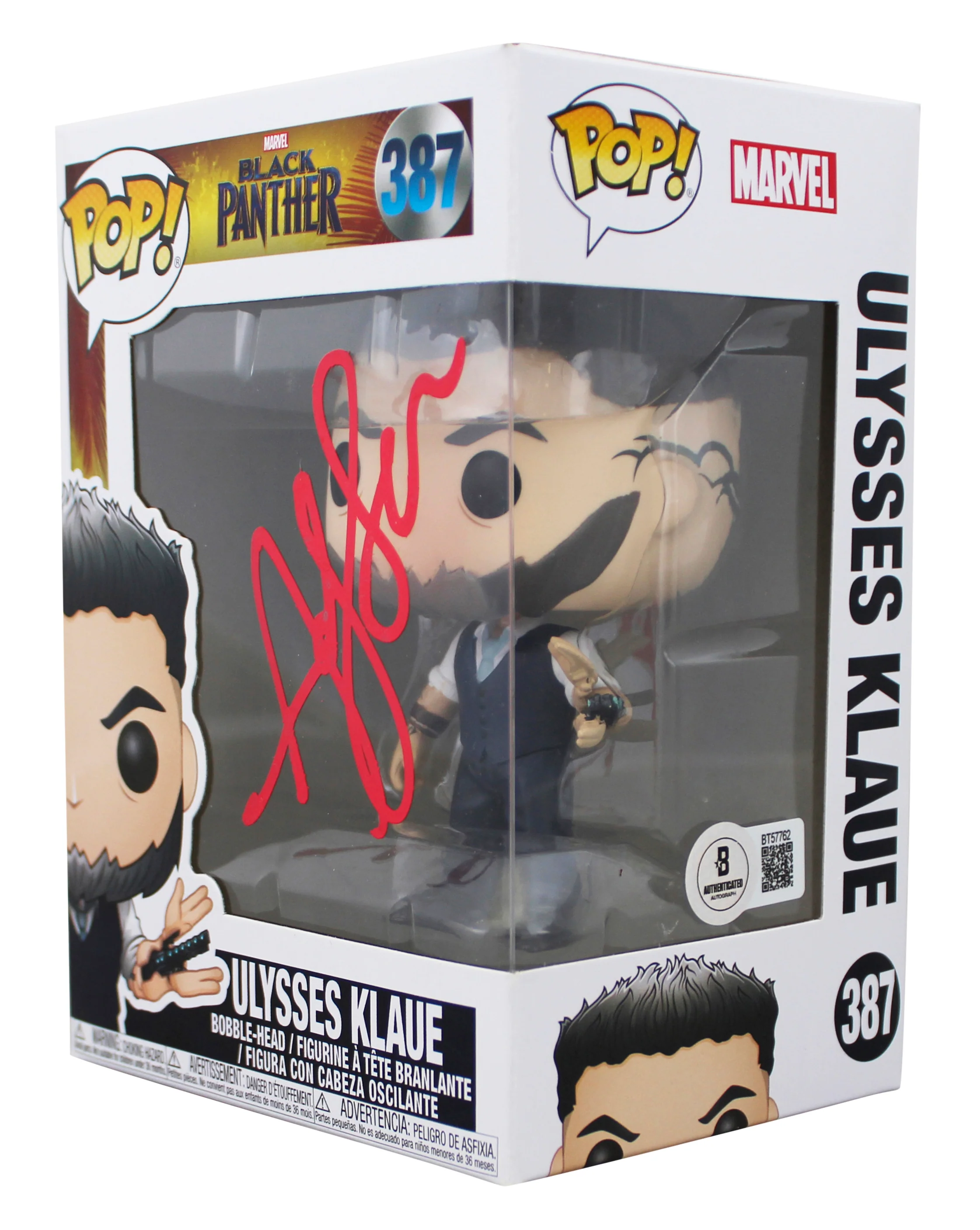 Andy Serkis Black Panther Signed Ulysses #387 Funko Pop Figure BAS #BT57762 - Image 3
