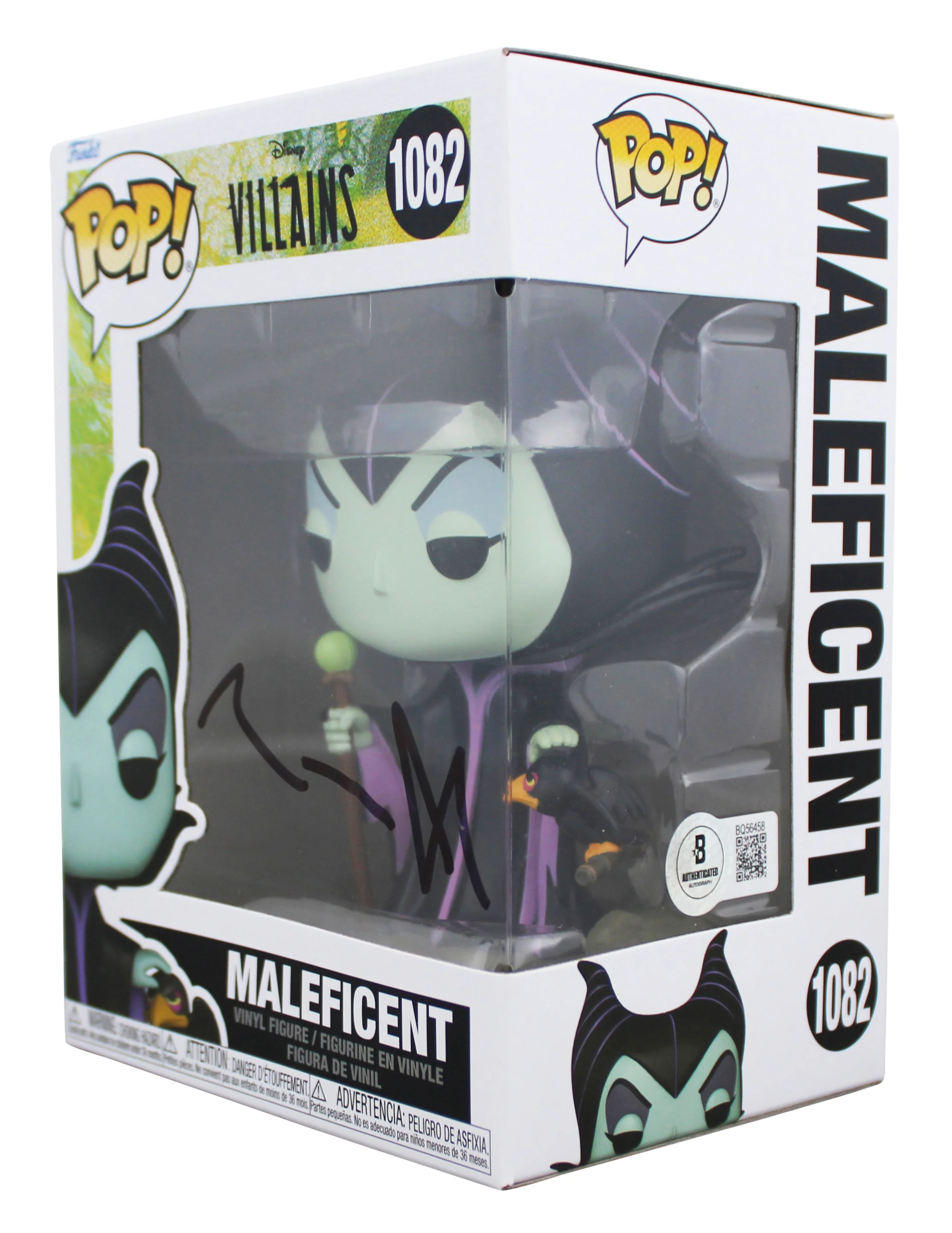 Angelina Jolie Maleficent Signed #1082 Funko Pop Vinyl Figure BAS #BQ56458 - Image 3