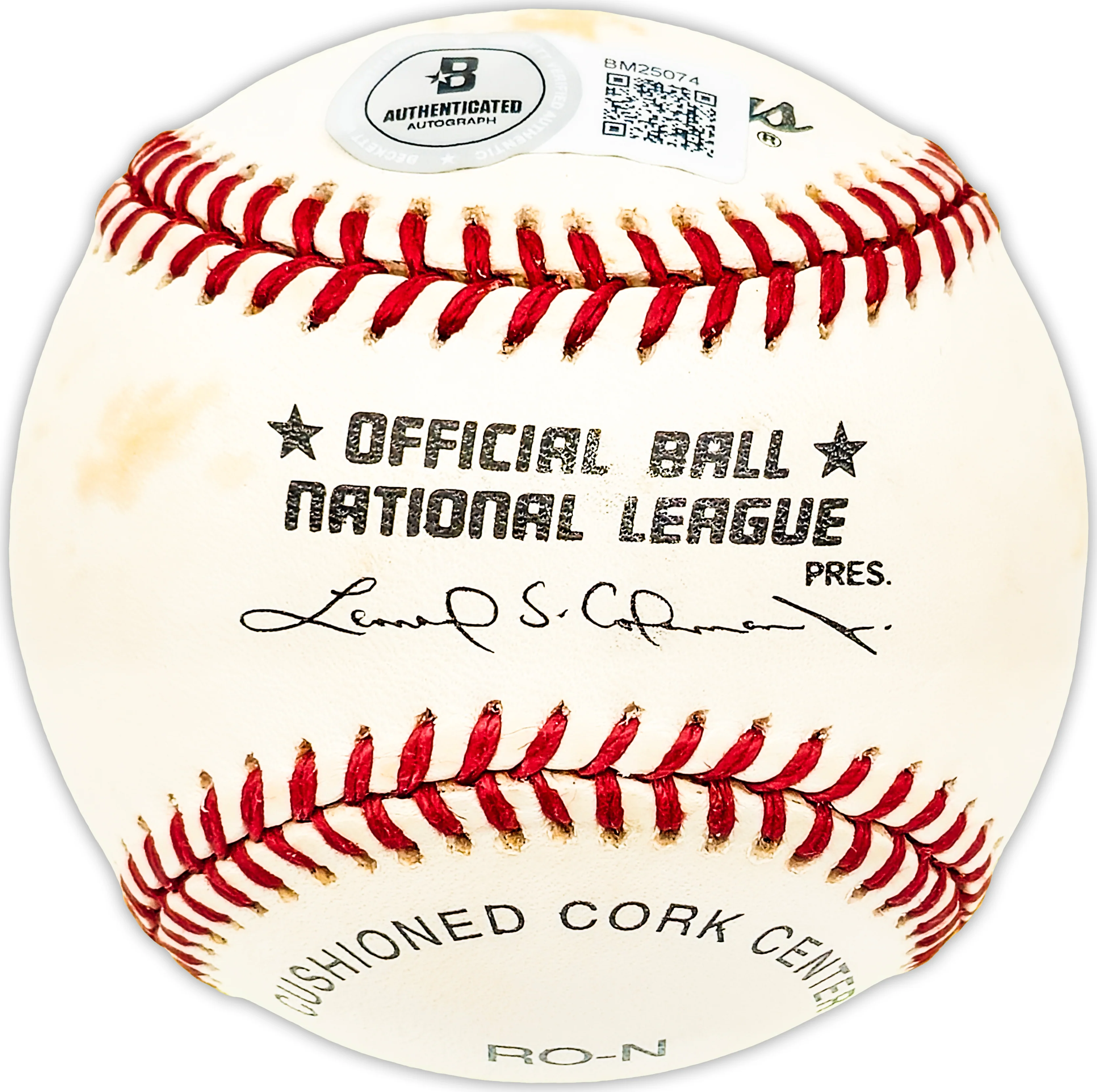 Angelo Giuliani Autographed Official NL Baseball Brooklyn Dodgers "Brooklyn Dodgers 1940-41" Beckett BAS QR #BM25074 - Image 2