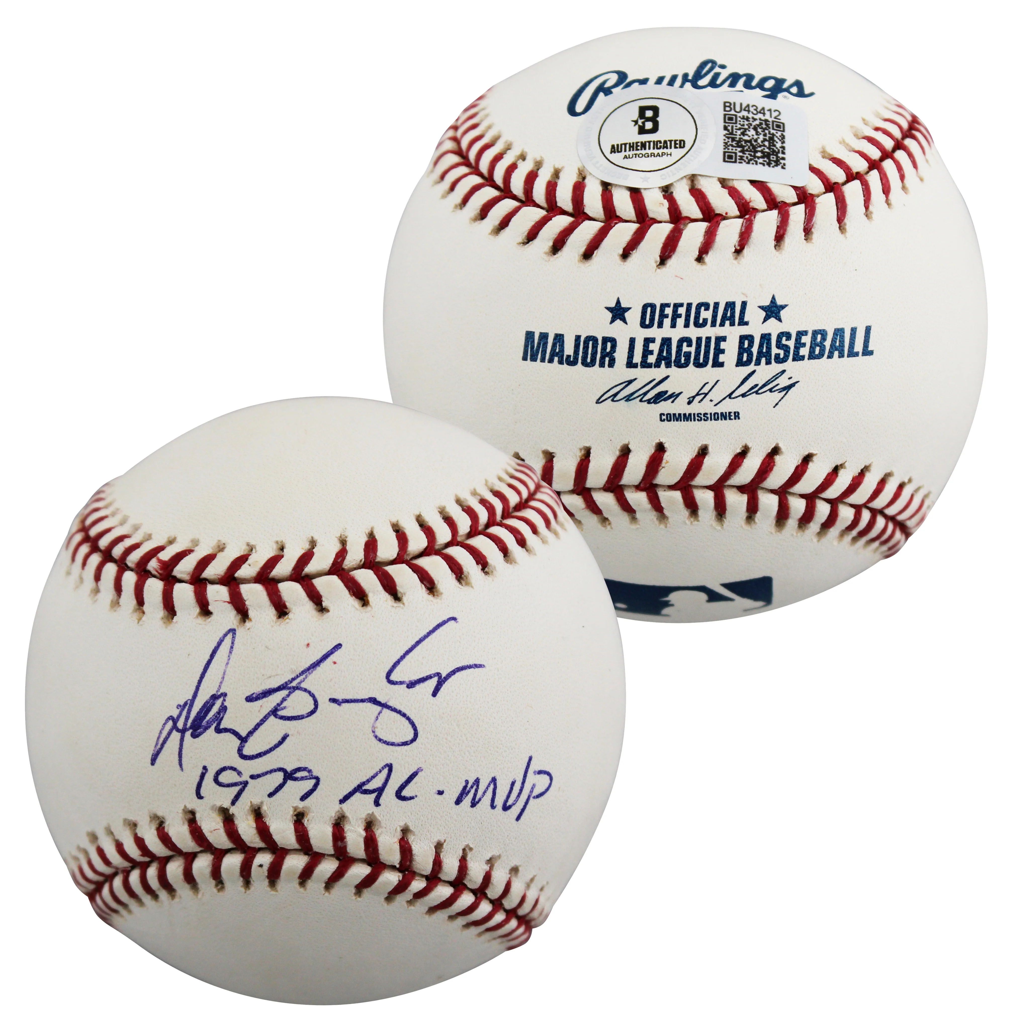 Angels Don Baylor "1979 AL MVP" Authentic Signed OML Baseball BAS #BU43412