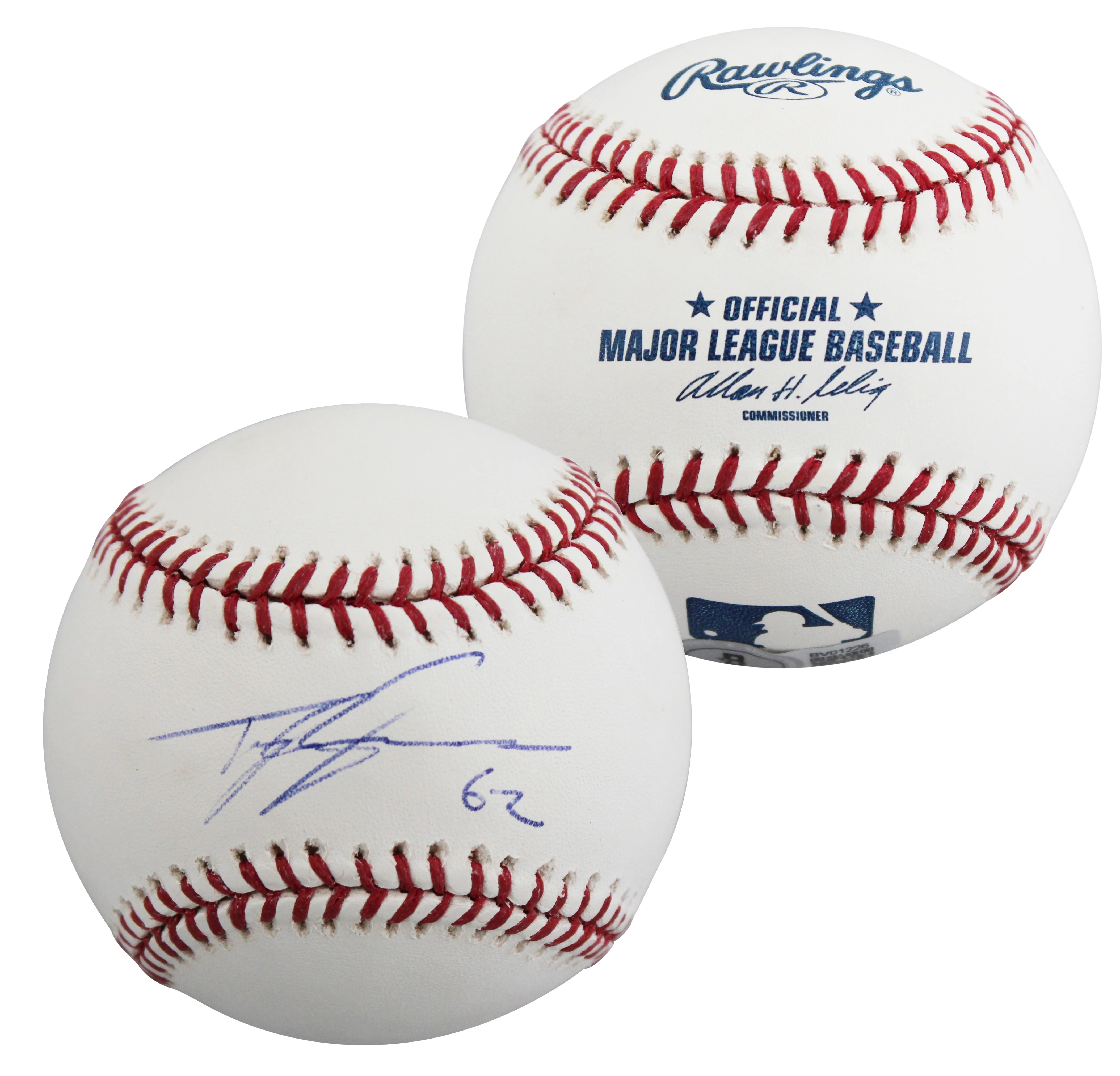 Angels Tyler Skaggs Authentic Signed OML Baseball Autographed BAS #BV01226 - Image 2
