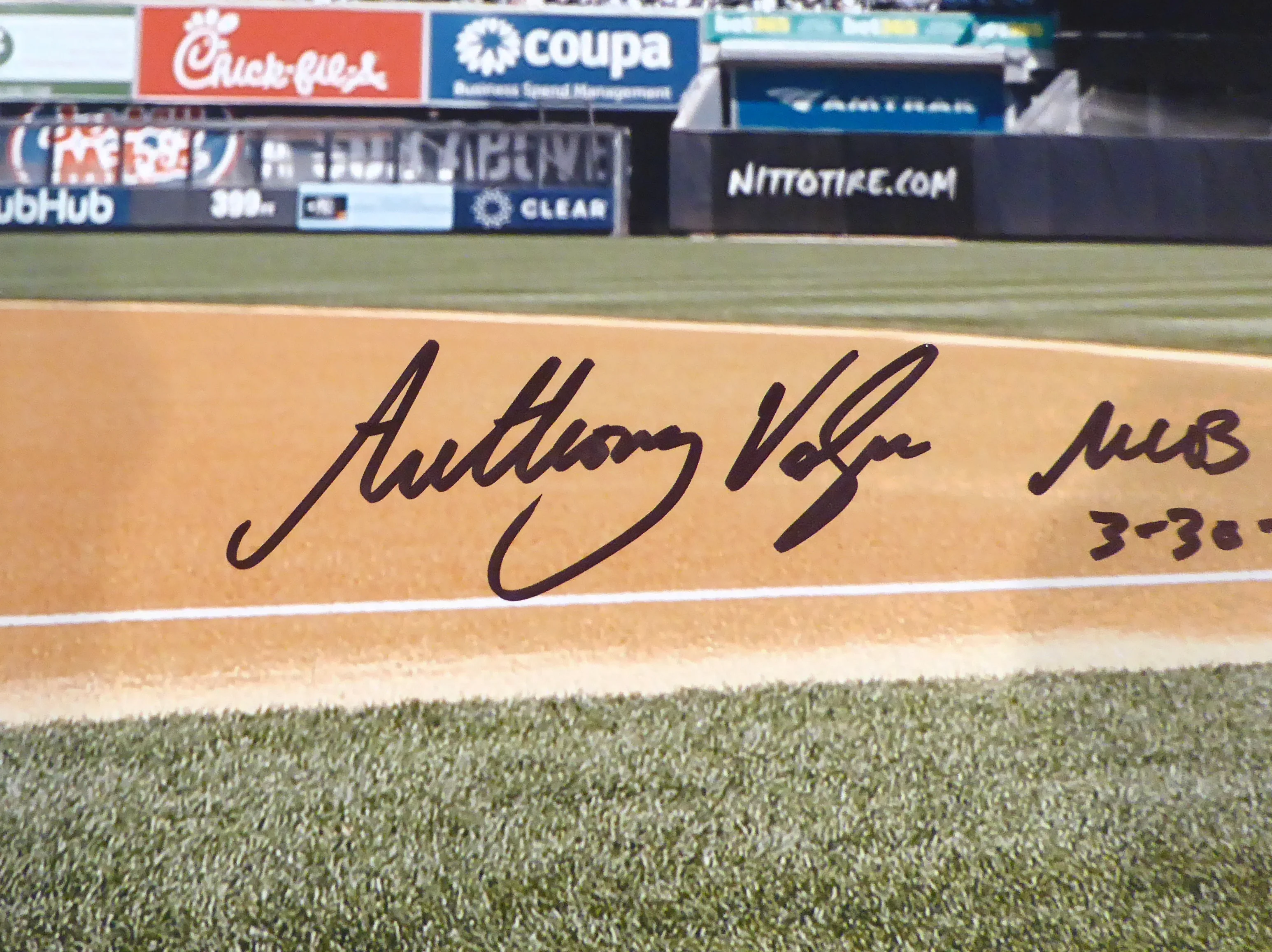 Anthony Volpe Autographed 16x20 Photo New York Yankees "MLB Debut 3-30-23" Fanatics Holo #SV33314606 - Image 3