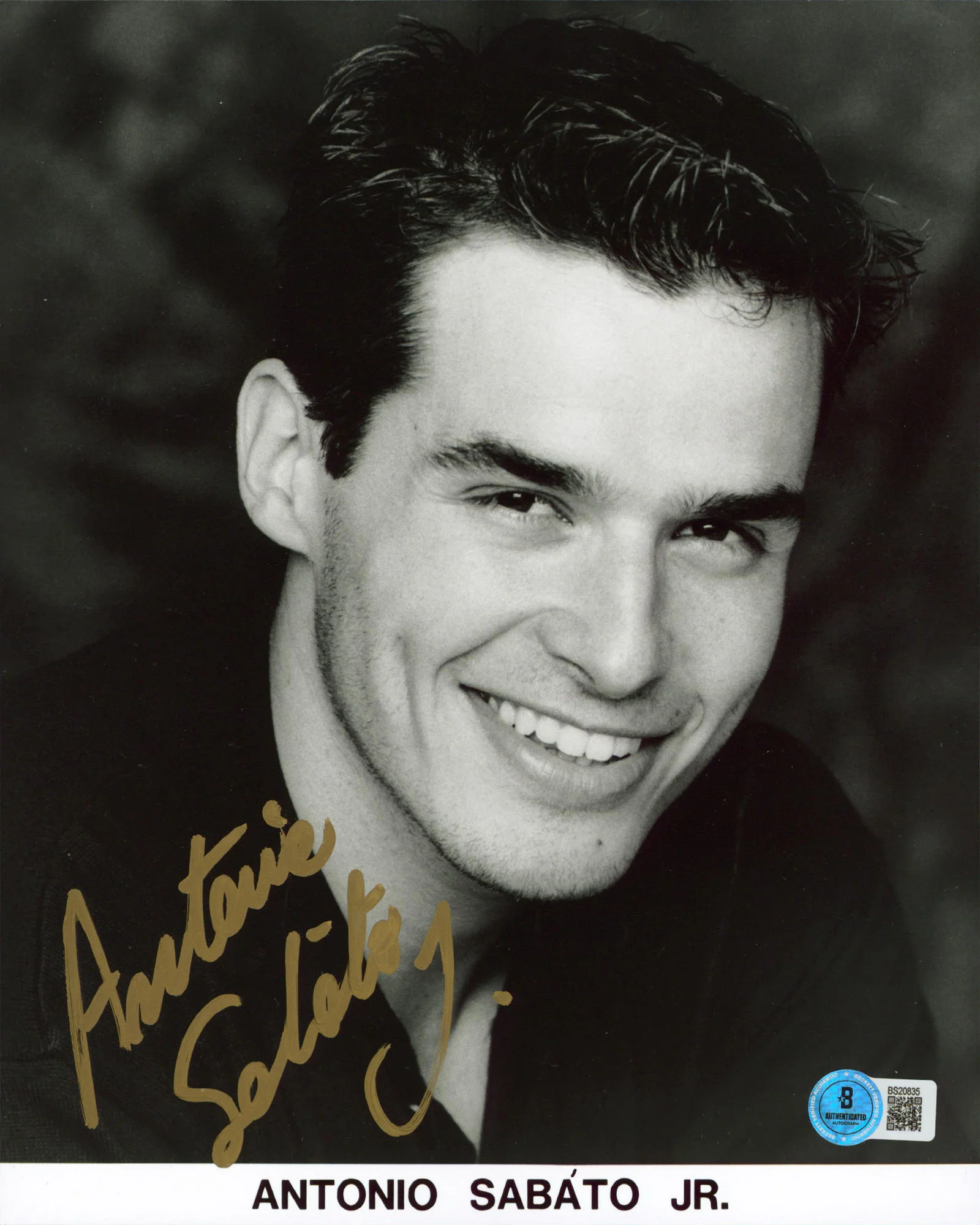 Antonio Sabato Jr. General Hospital Authentic Signed 8x10 Photo BAS #BS20835 - Image 2