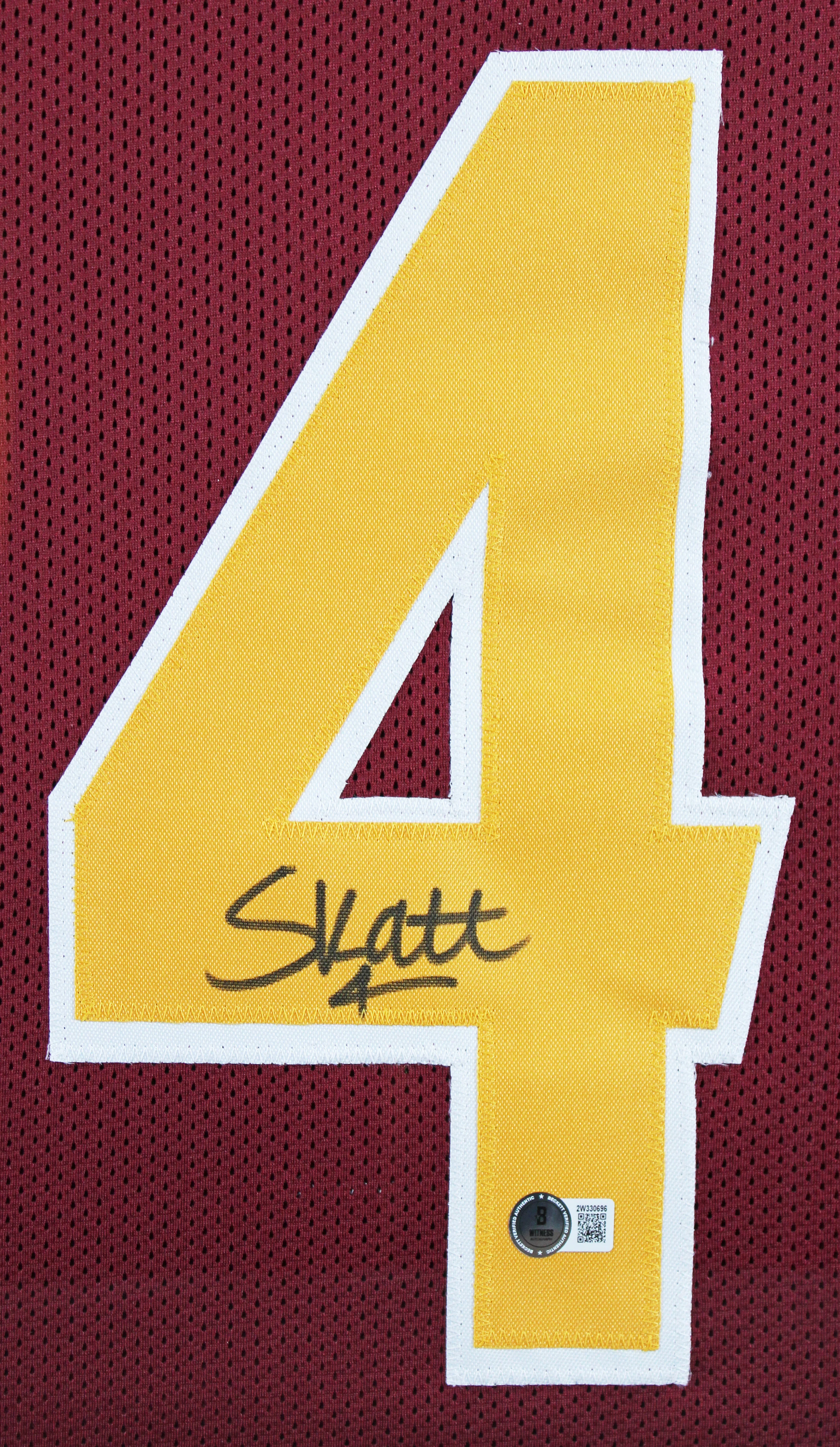 Arizona State Cameron Skattebo Signed Maroon Pro Style Framed Jersey BAS - Image 3