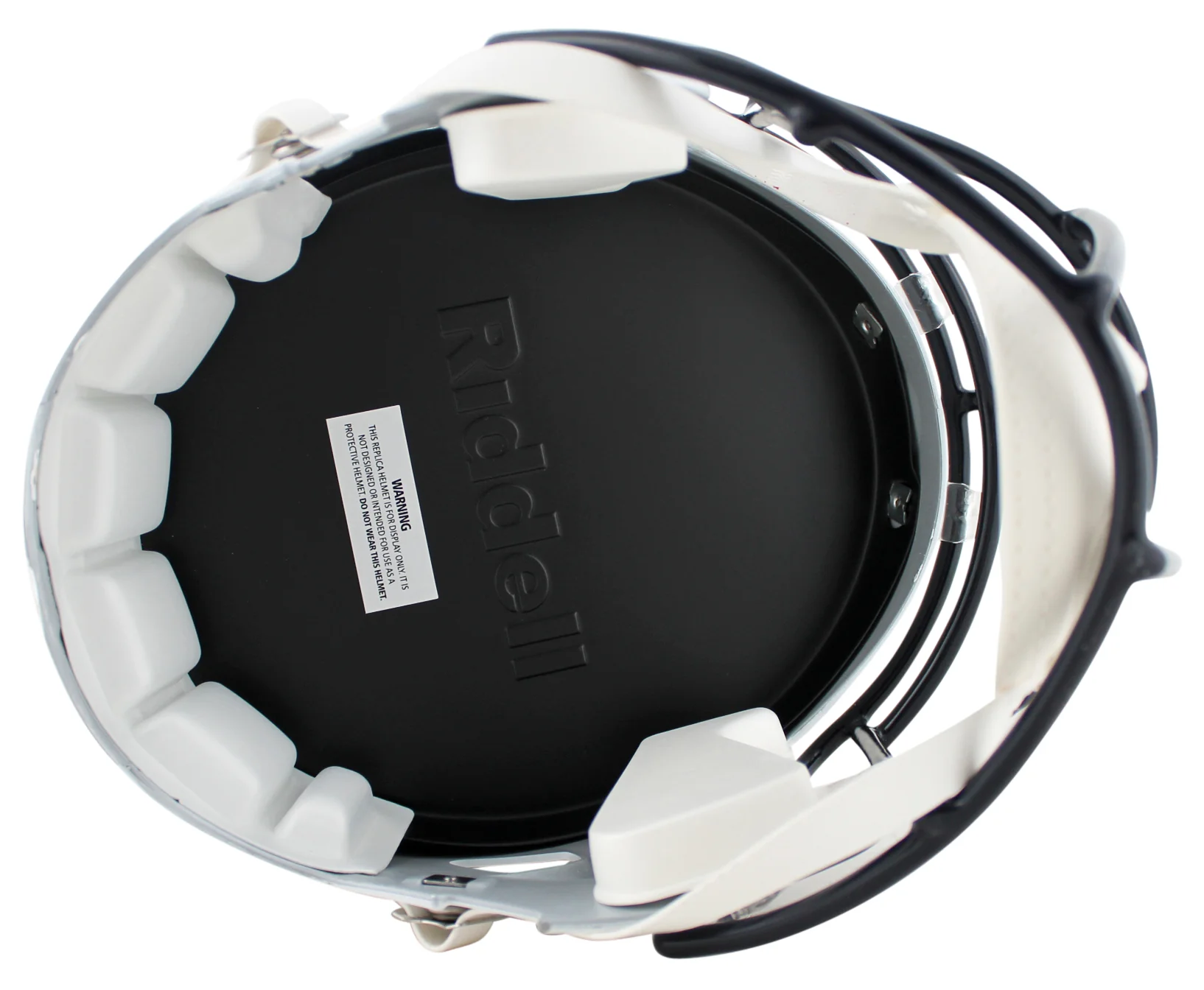 Arizona Tedy Bruschi Signed White Full Size Speed Rep Helmet W/ Case BAS Witness - Image 4