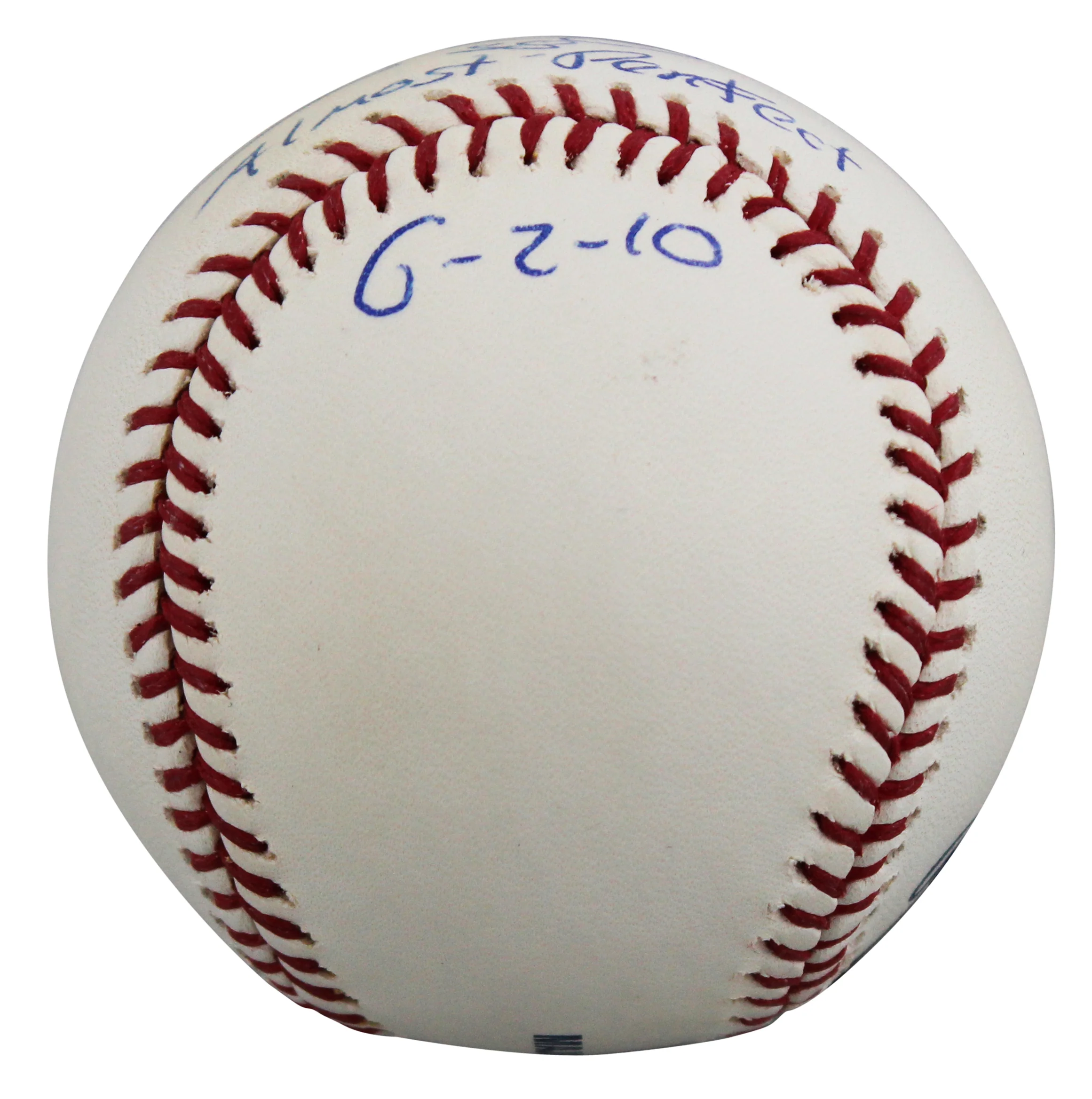 Armando Galarraga & Jason Donald "Almost Perfect" Signed Baseball BAS #BW20560 - Image 5