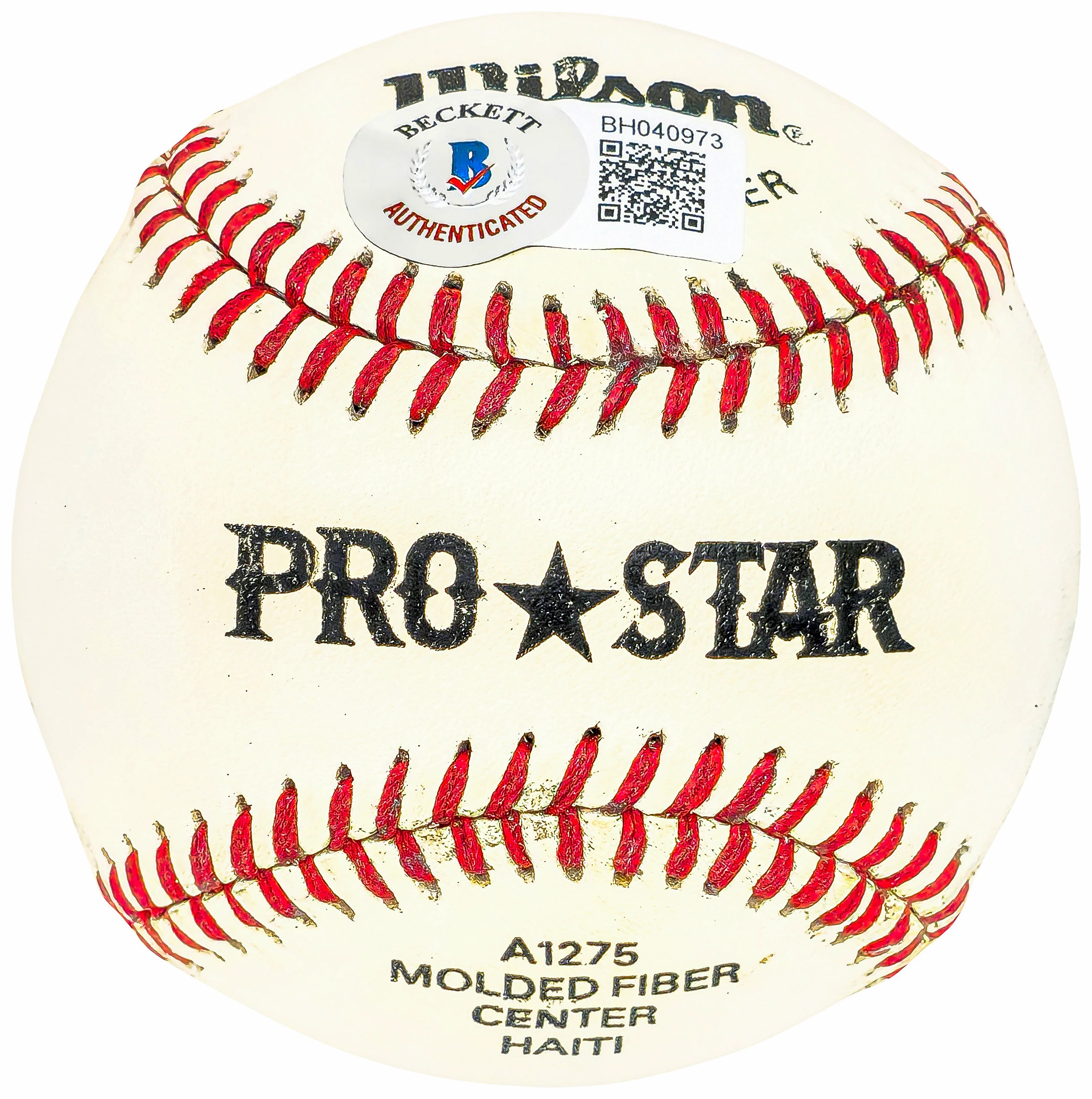 Artie Quirk Autographed Official Wilson Baseball Orioles, Senators Vintage Signature Beckett BAS QR #BH040973 - Image 2