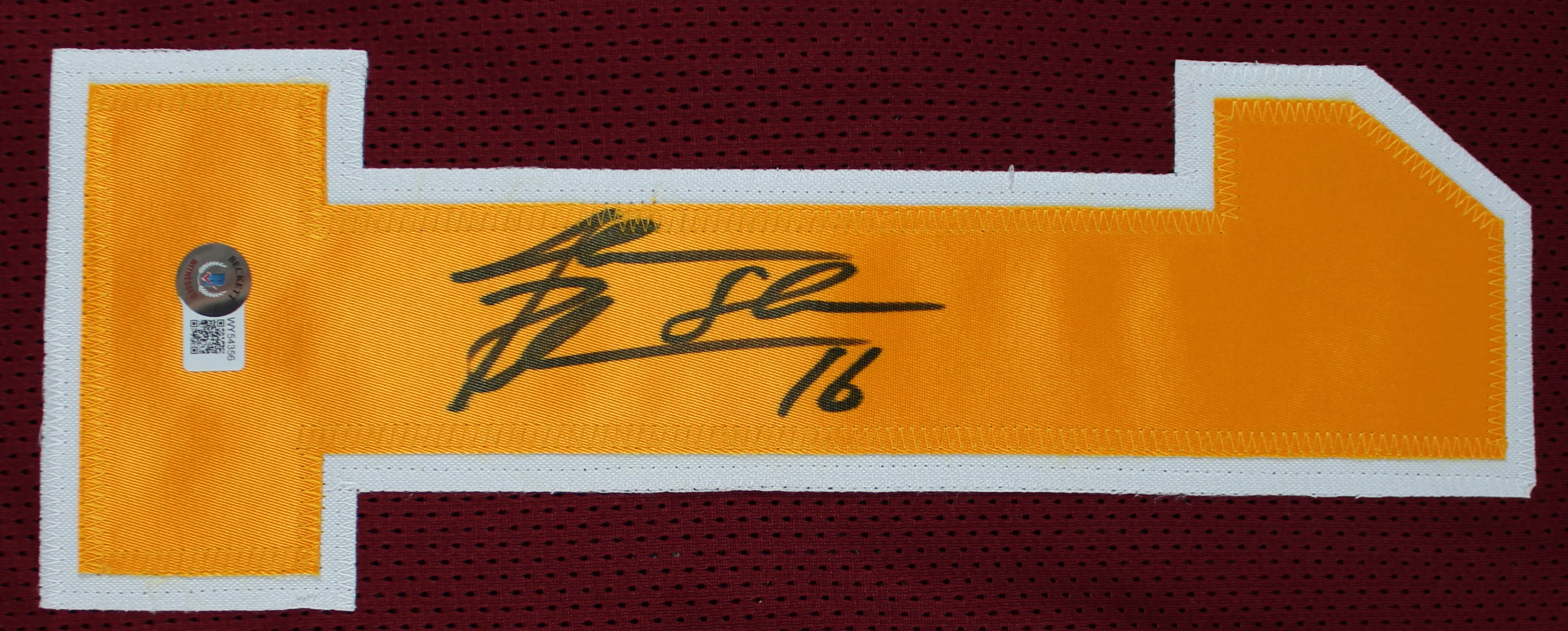 ASU Jake Plummer Signed Maroon Pro Style Framed Jersey Signed on #1 BAS Witness - Image 3