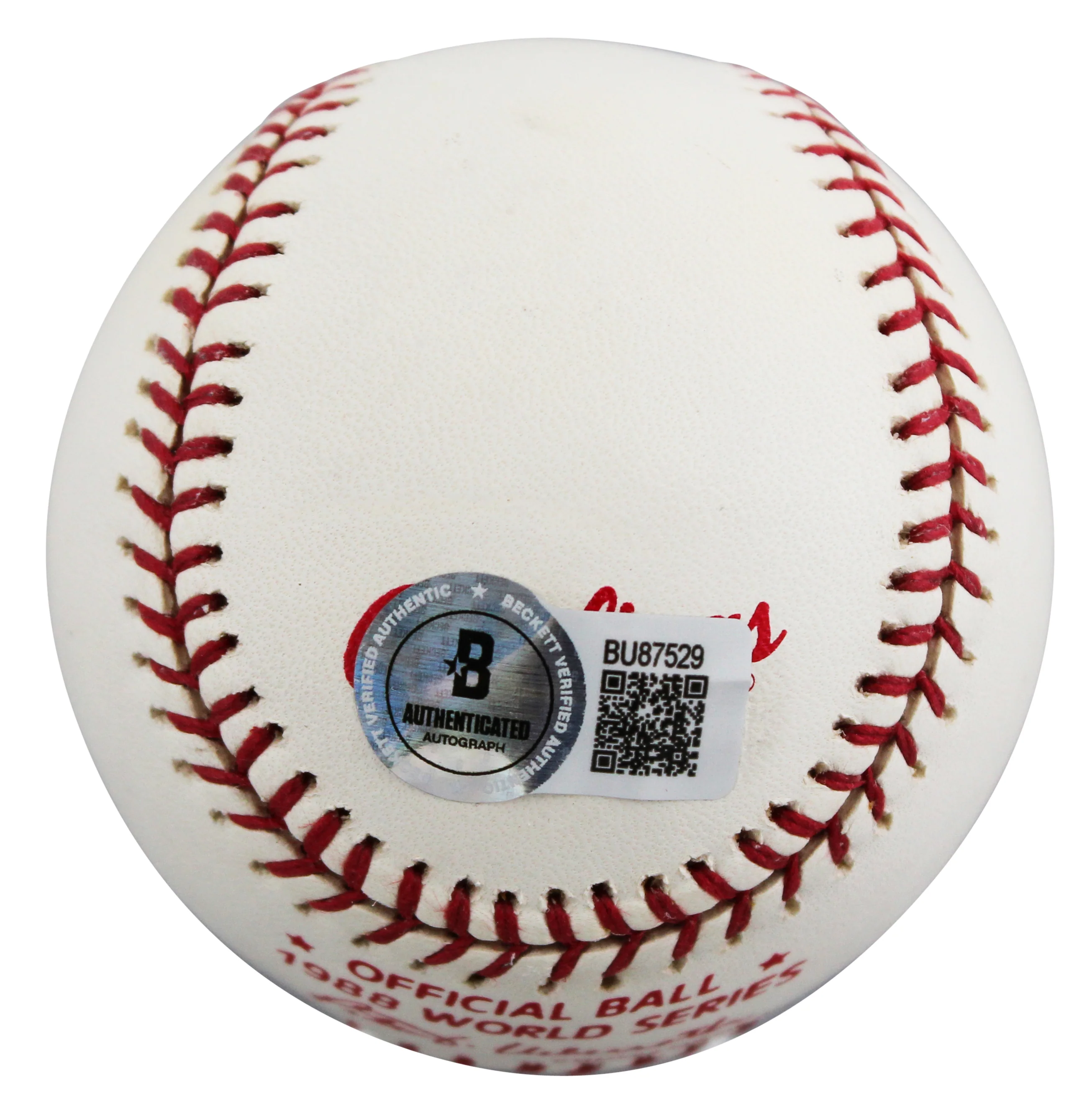Athletics Jose Canseco Authentic Signed 1988 WS Logo OML Baseball BAS #BU87529 - Image 5