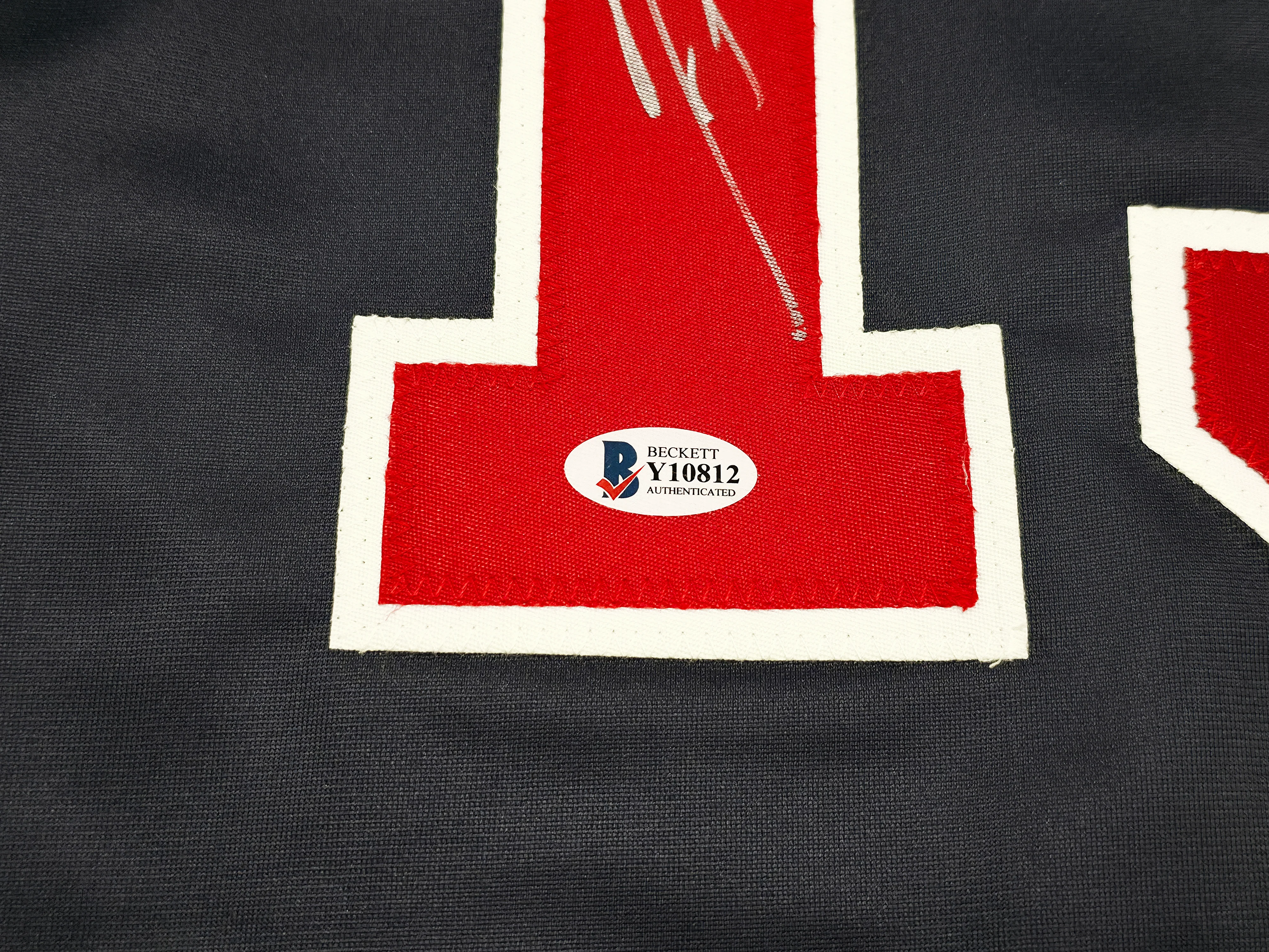 Atlanta Braves Ronald Acuna Jr. Autographed Blue Jersey Beckett BAS Stock #250574 - Image 5
