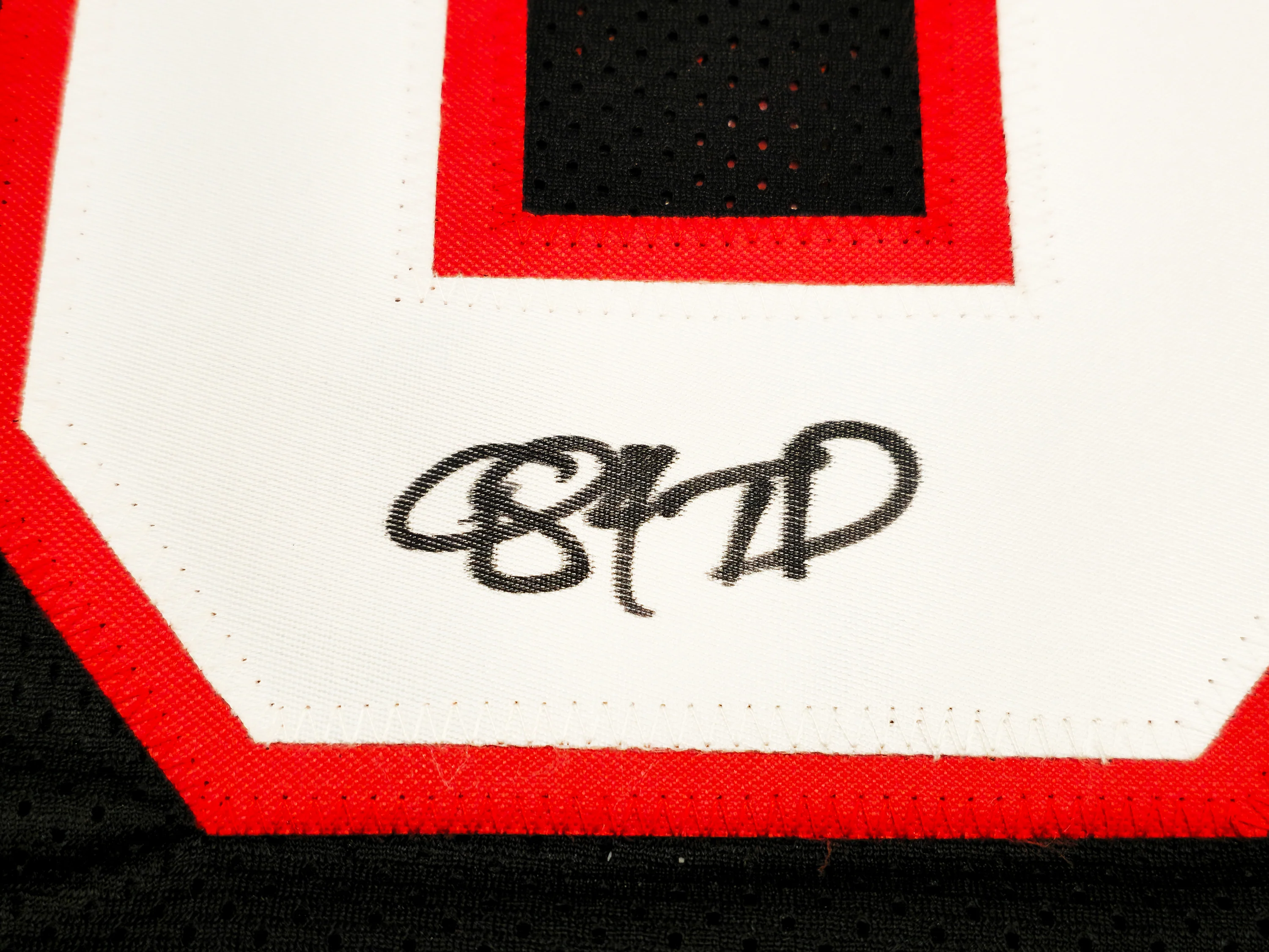 Atlanta Falcons Andre Rison Autographed Black Jersey "84 TD" JSA Stock #233378 - Image 5