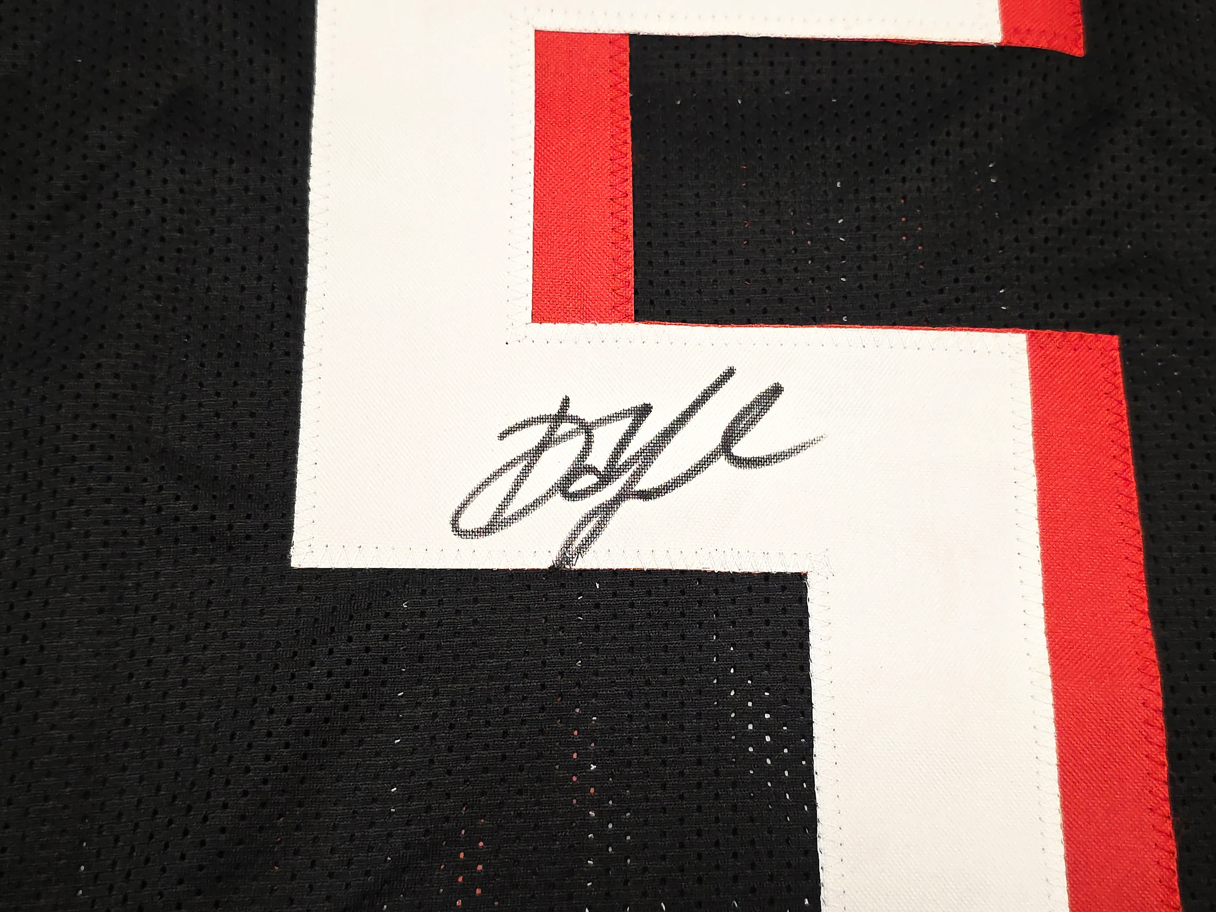 Atlanta Falcons Drake London Autographed Black Jersey Beckett BAS Witness Stock #261837 - Image 3