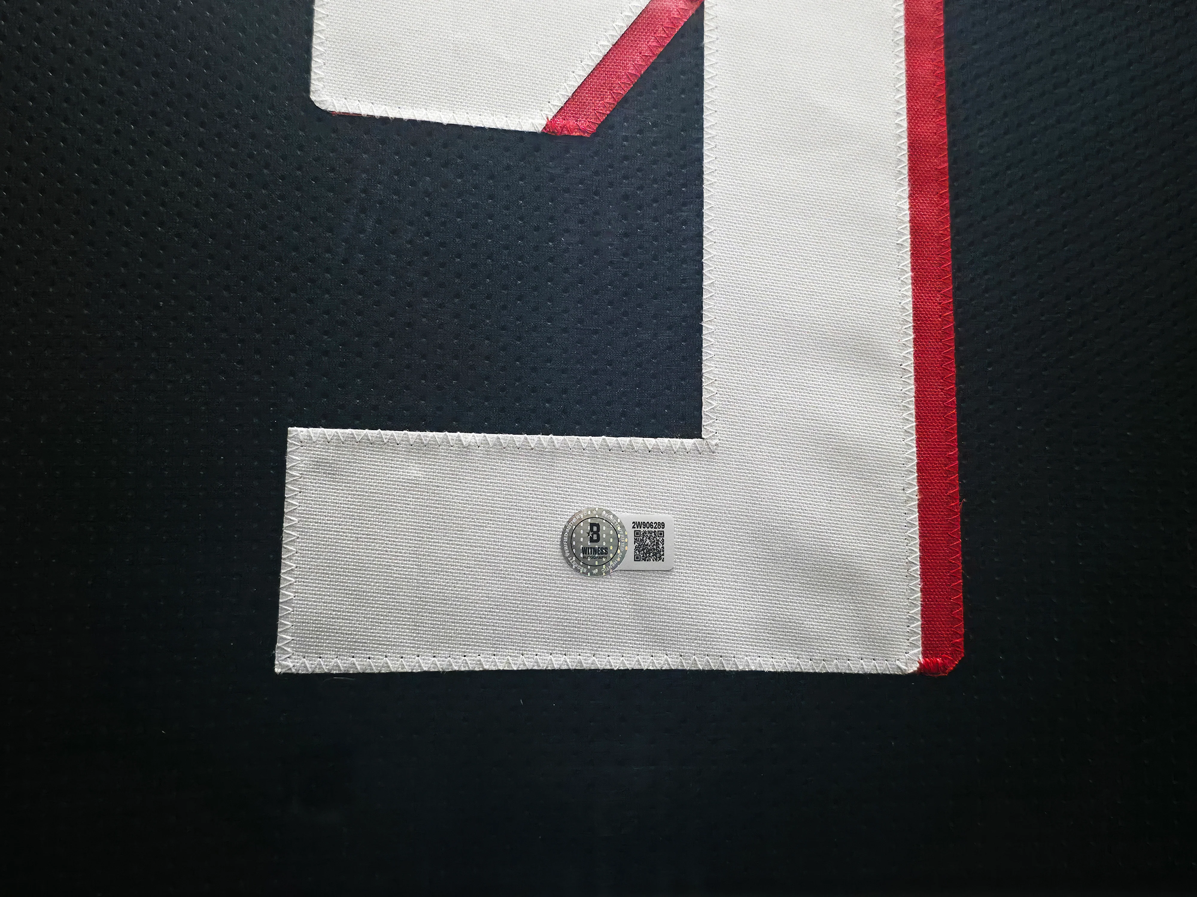 Atlanta Falcons Michael Penix Jr Autographed Framed Black Jersey Beckett BAS Witness Stock #252810 - Image 4
