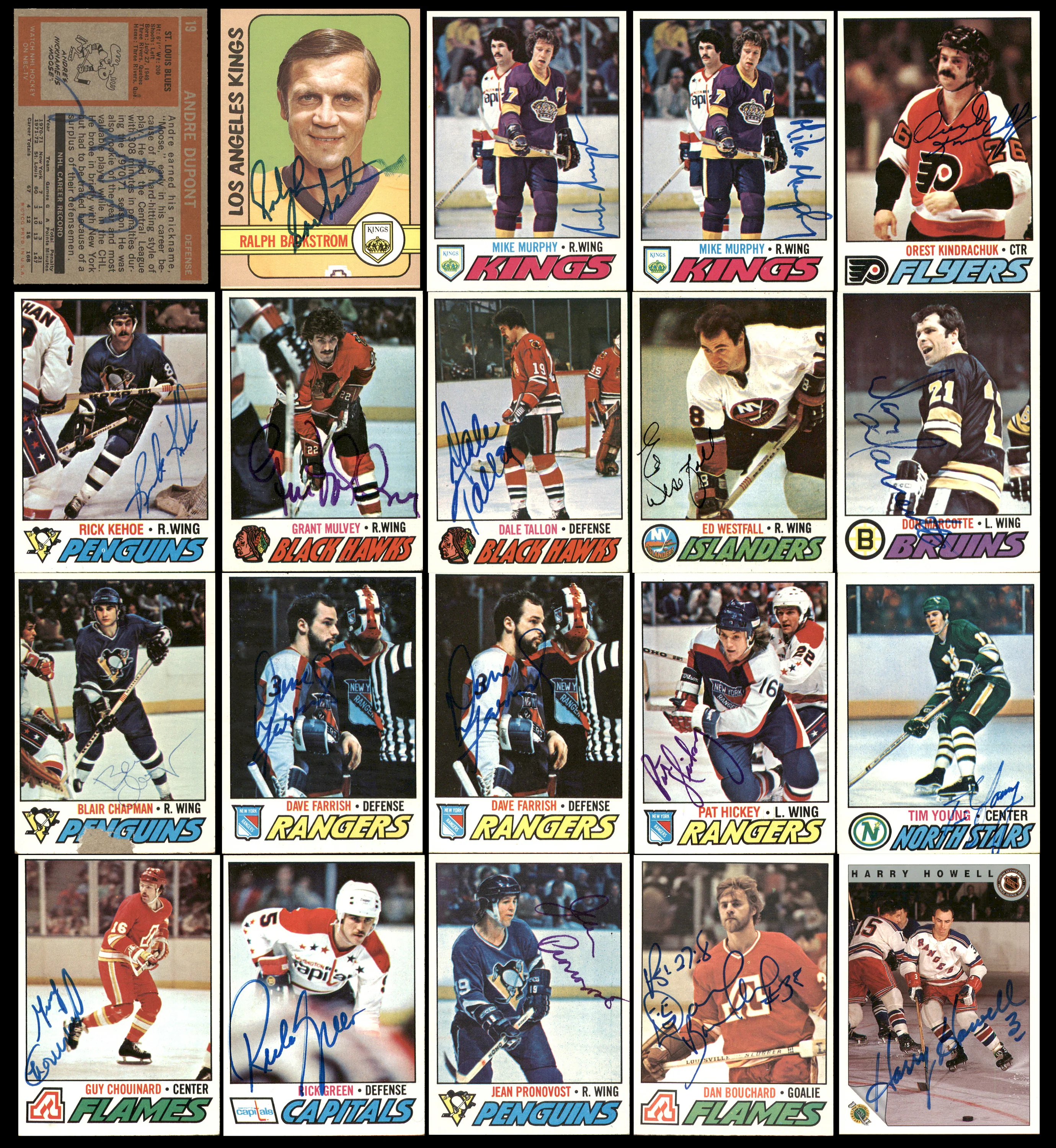 Autographed Hockey Cards (128 Count Lot) SKU #257906 - Image 2