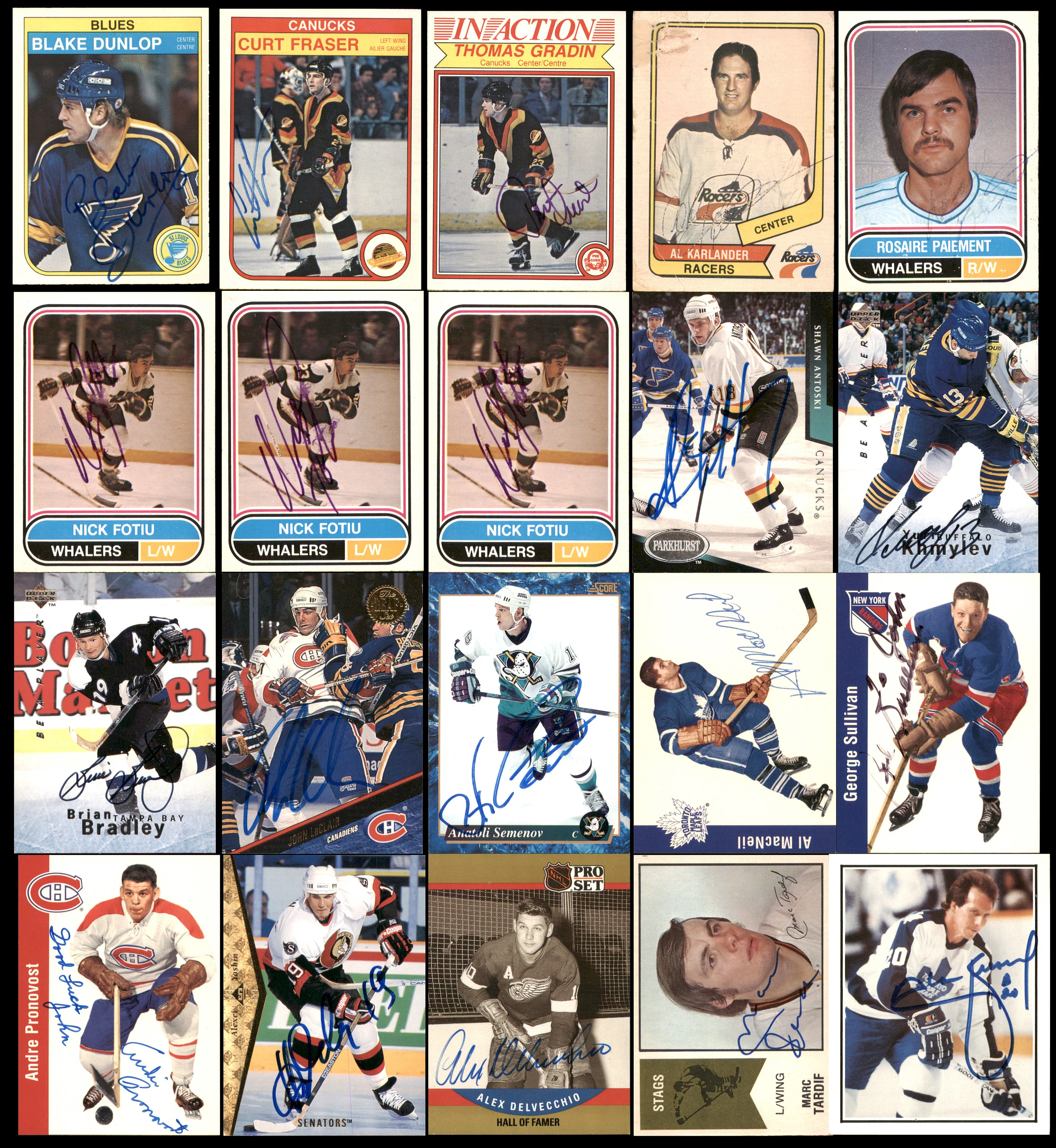 Autographed Hockey Cards (128 Count Lot) SKU #257906 - Image 4