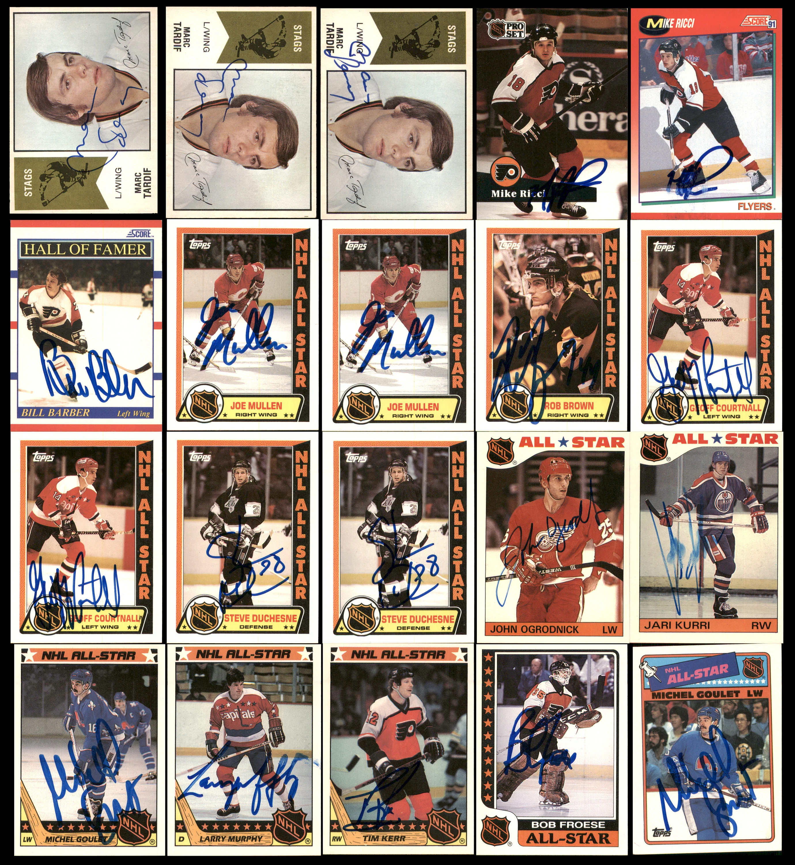 Autographed Hockey Cards (128 Count Lot) SKU #257906 - Image 5