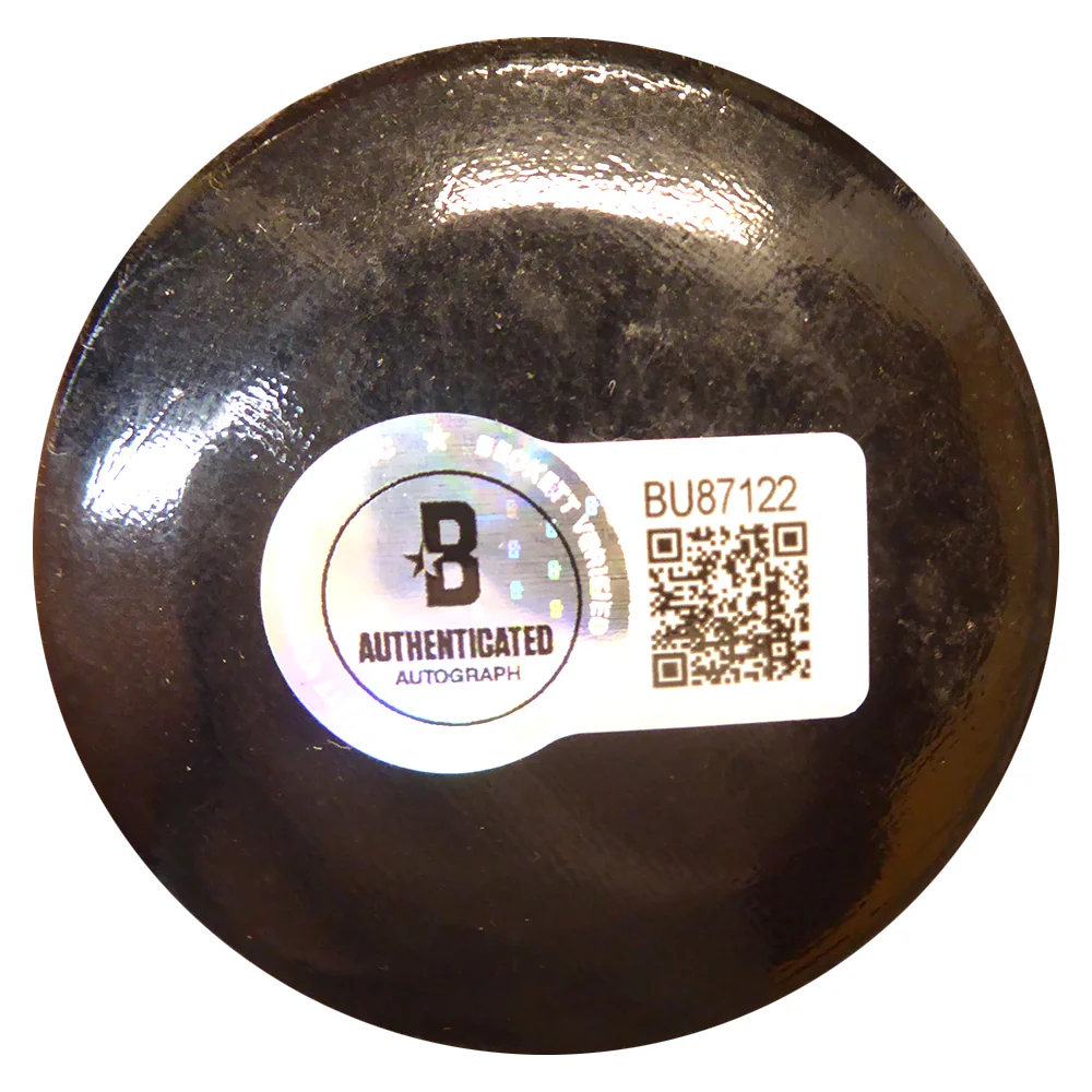 B.J. & Justin Upton Autographed Oakley Zinger Bat Family Business (Smudged) Beckett BAS QR #BU87122 - Image 5