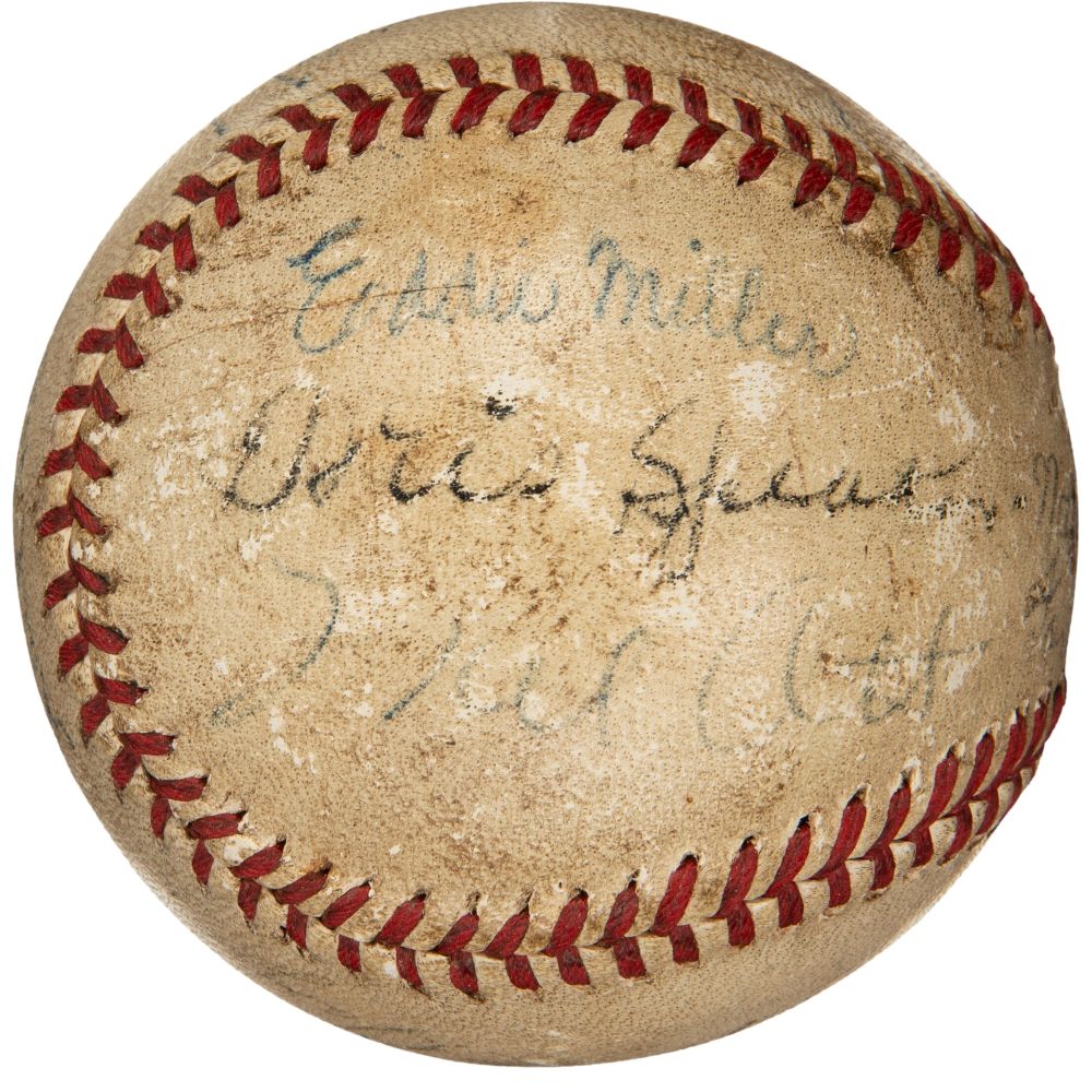 Babe Ruth Cobb Wagner & More Signed Official National League Baseball PSA+BAS - Image 4