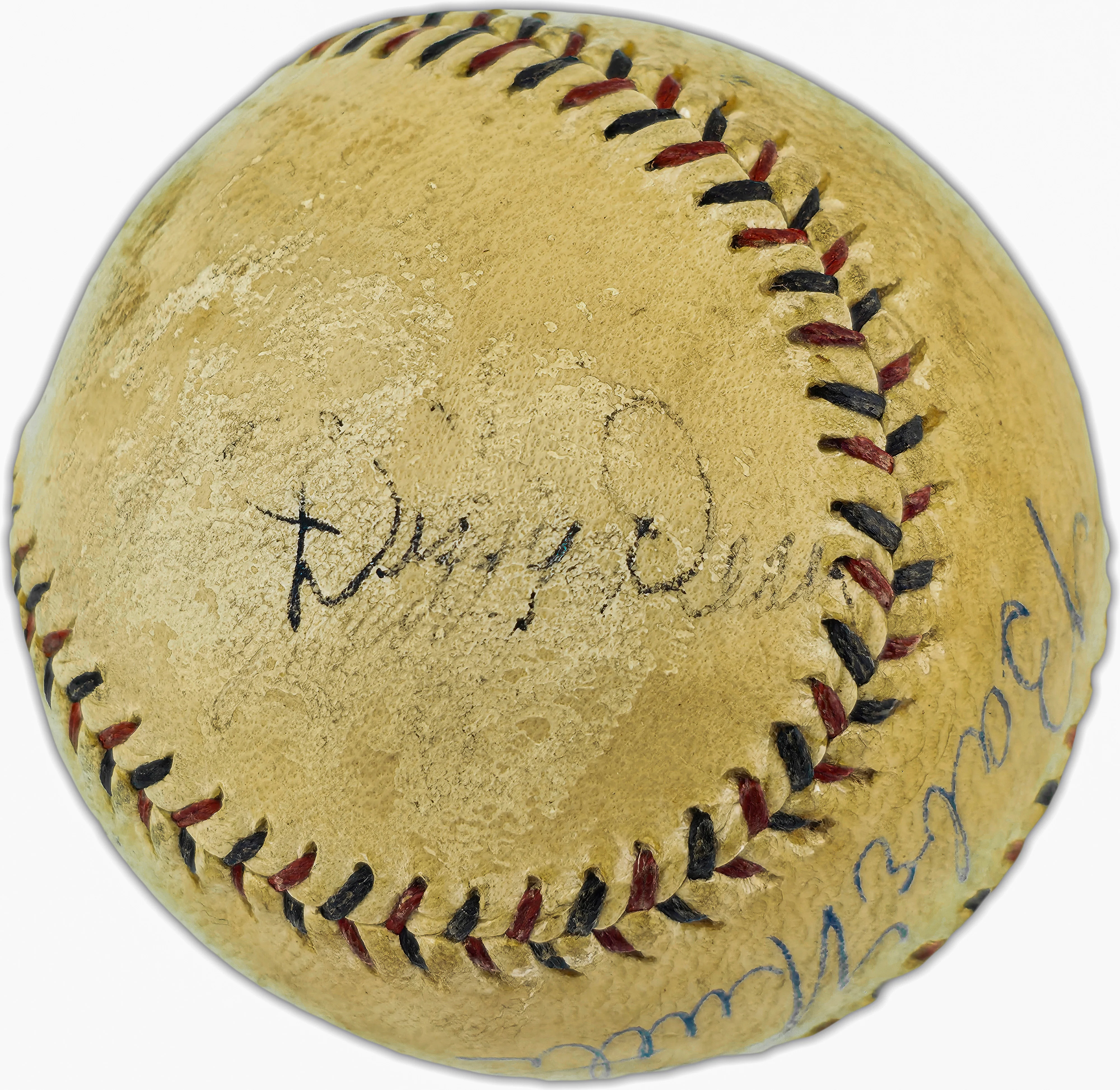 Babe Ruth & Dizzy Dean Autographed Official Spalding NL Baseball PSA/DNA #AR06672 - Image 2