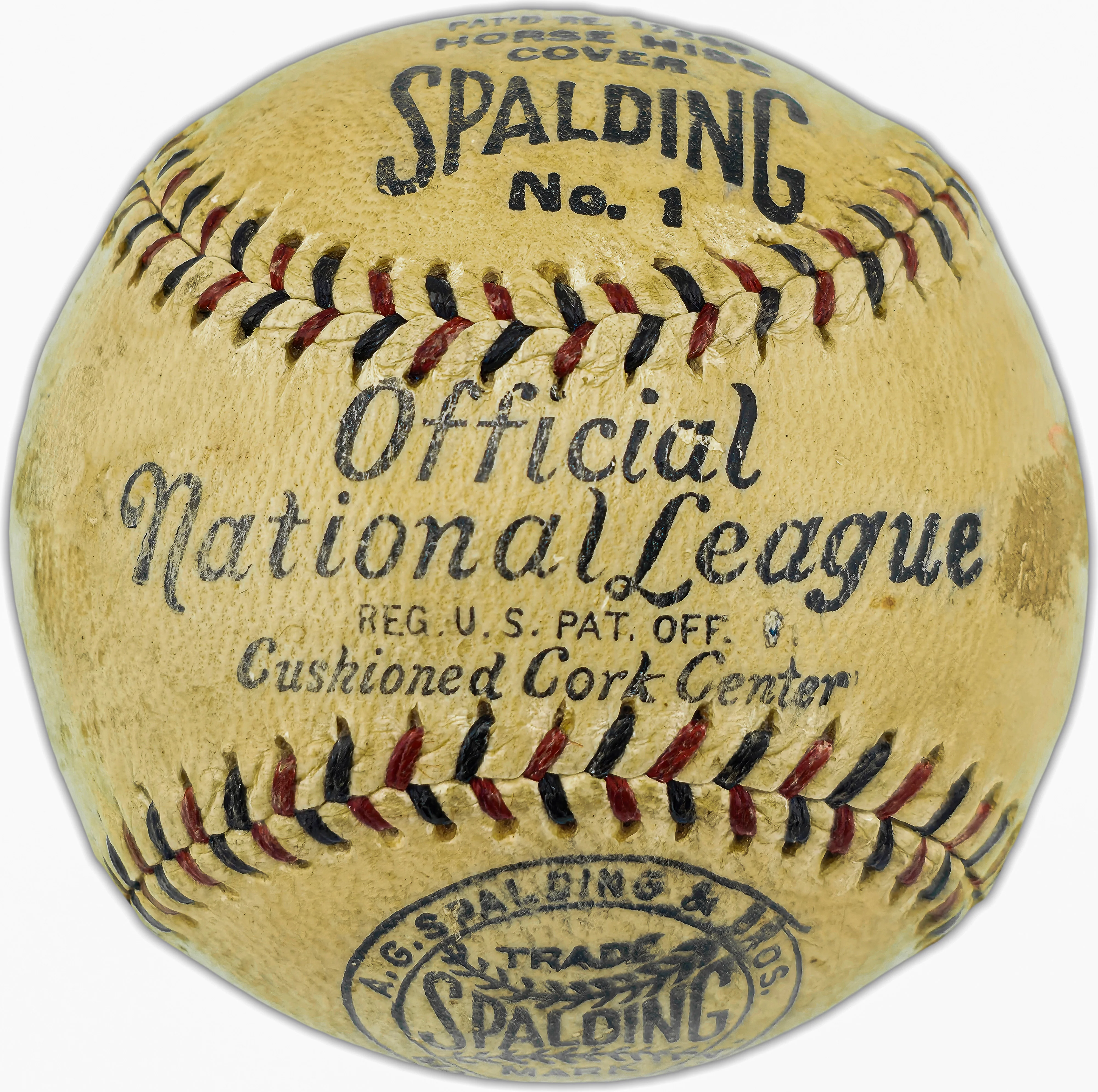 Babe Ruth & Dizzy Dean Autographed Official Spalding NL Baseball PSA/DNA #AR06672 - Image 3