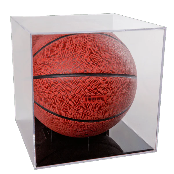 BallQube UV Grandstand Basketball Display W/ Black Stand
