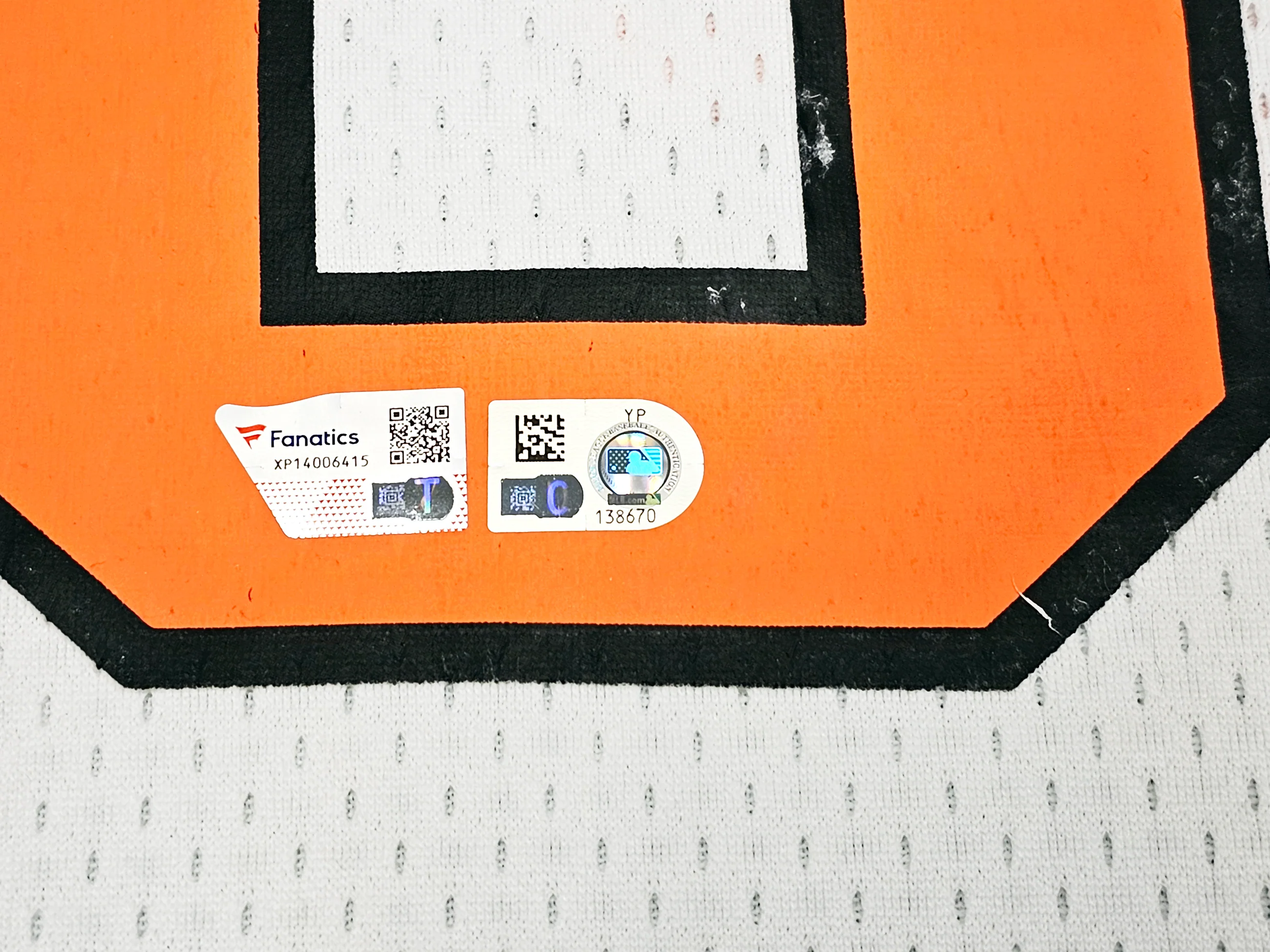 Baltimore Orioles Cal Ripken Jr. Autographed White Mitchell & Ness Authentic Batting Practice BP Jersey Size L "HOF 2007" Fanatics Holo Stock #218728 - Image 5