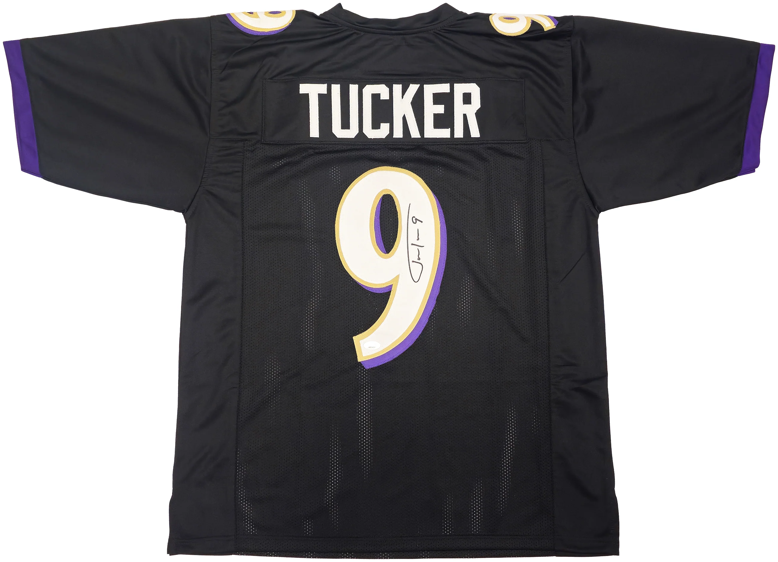 Baltimore Ravens Justin Tucker Autographed Black Jersey JSA Stock #232736 - Image 2