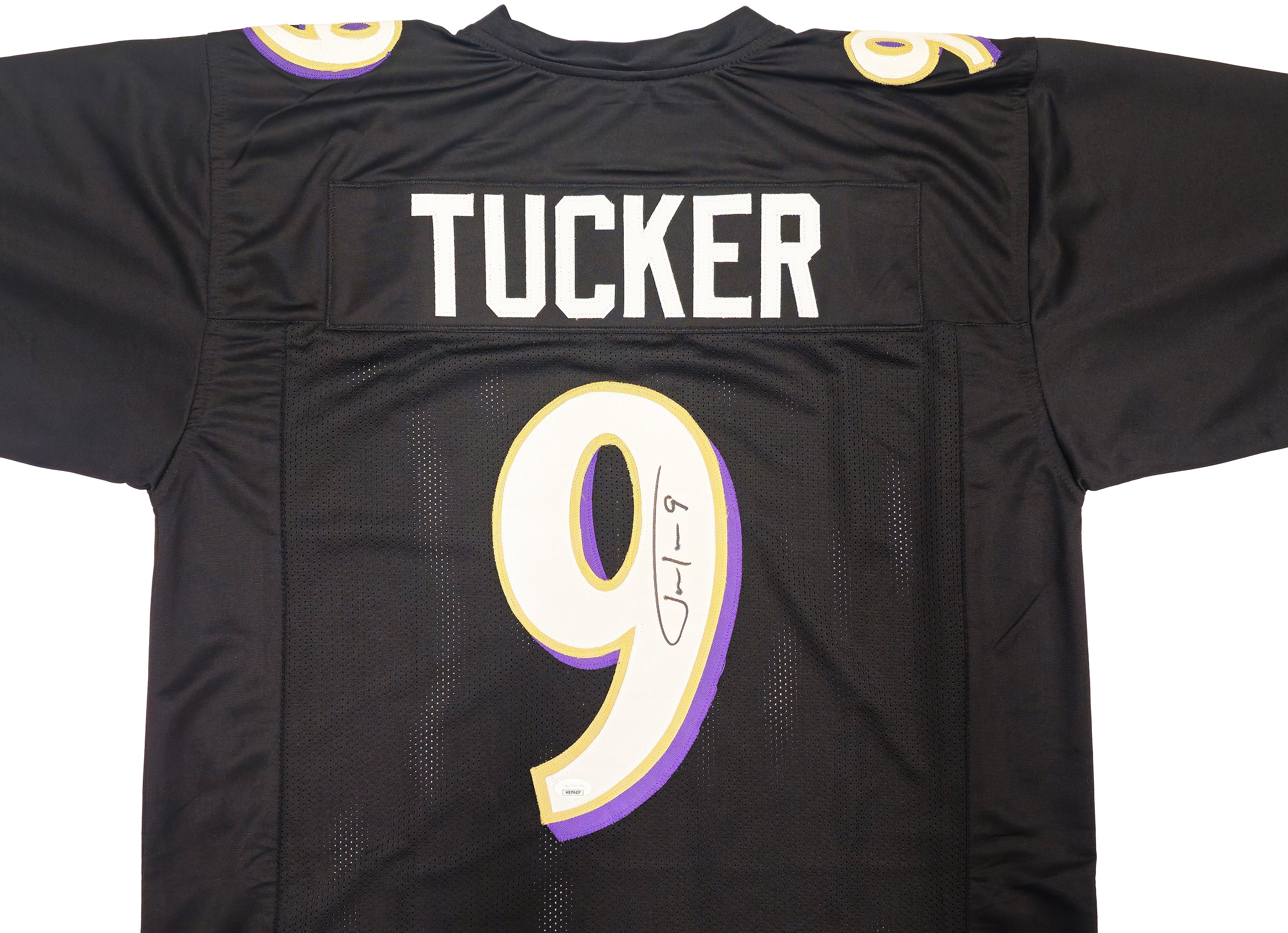 Baltimore Ravens Justin Tucker Autographed Black Jersey JSA Stock #232736 - Image 3