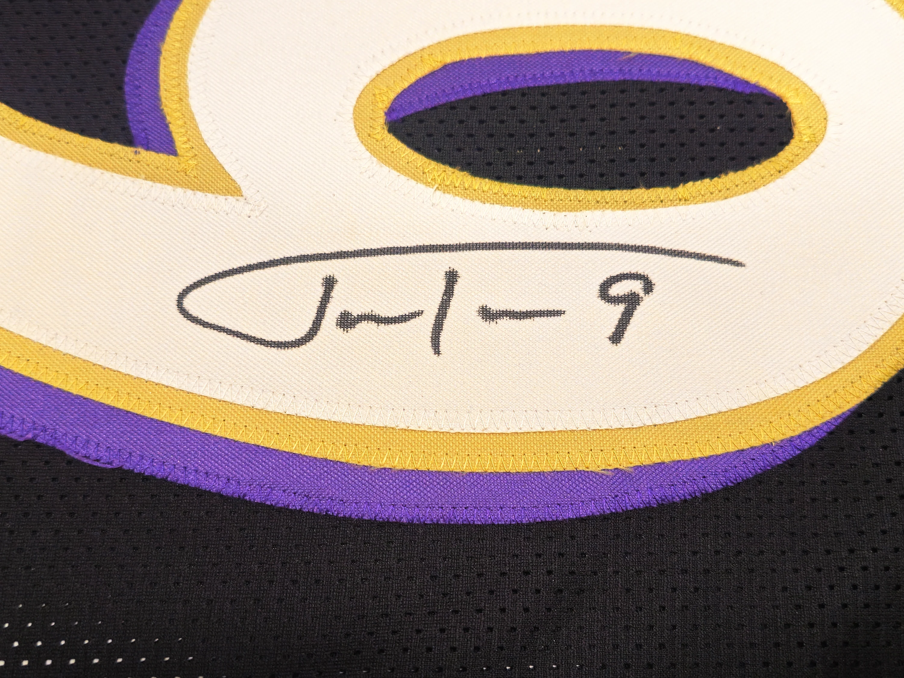 Baltimore Ravens Justin Tucker Autographed Black Jersey JSA Stock #232736 - Image 4