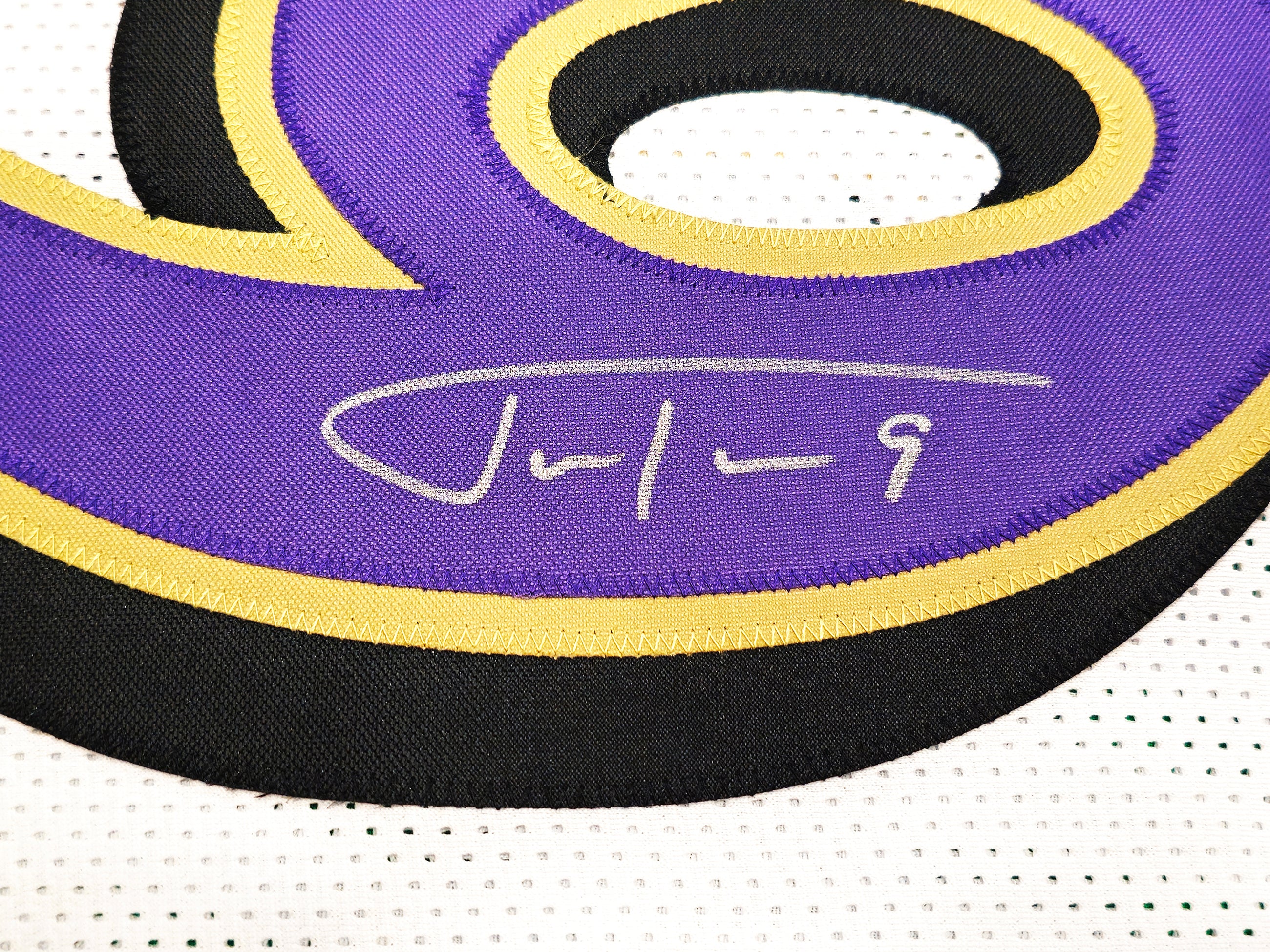 Baltimore Ravens Justin Tucker Autographed White Jersey JSA Stock #232738 - Image 4