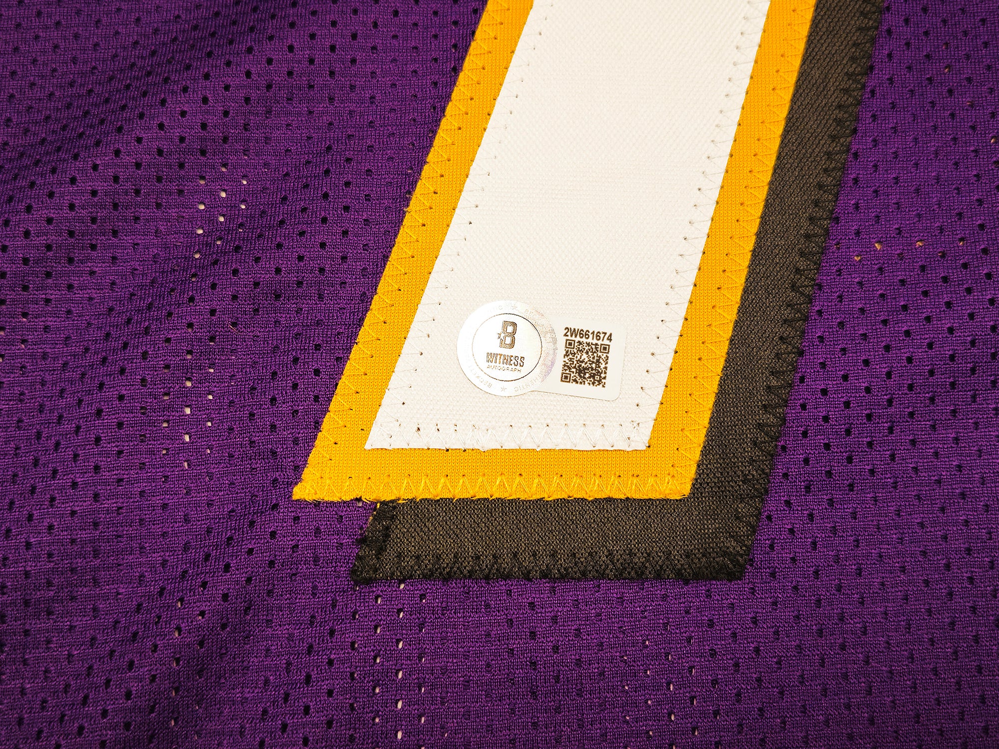 Baltimore Ravens Rashod Bateman Autographed Purple Jersey Beckett BAS Witness Stock #238350 - Image 5