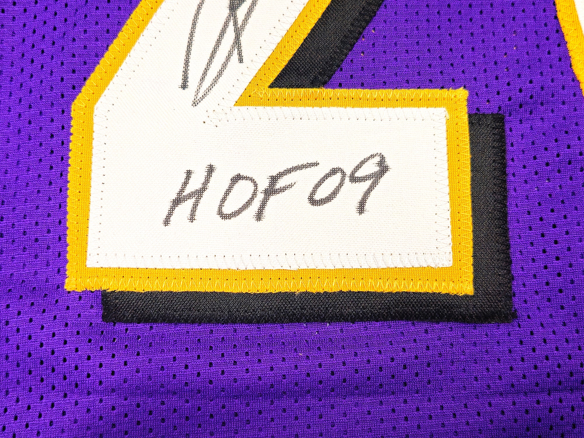 Baltimore Ravens Rod Woodson Autographed Purple Jersey "HOF 09" Beckett BAS Witness Stock #230053 - Image 5