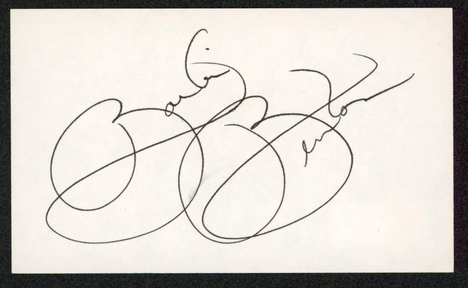 Barbi Benton X-Ray Authentic Signed 3x5 Index Card Autographed BAS #BW70109