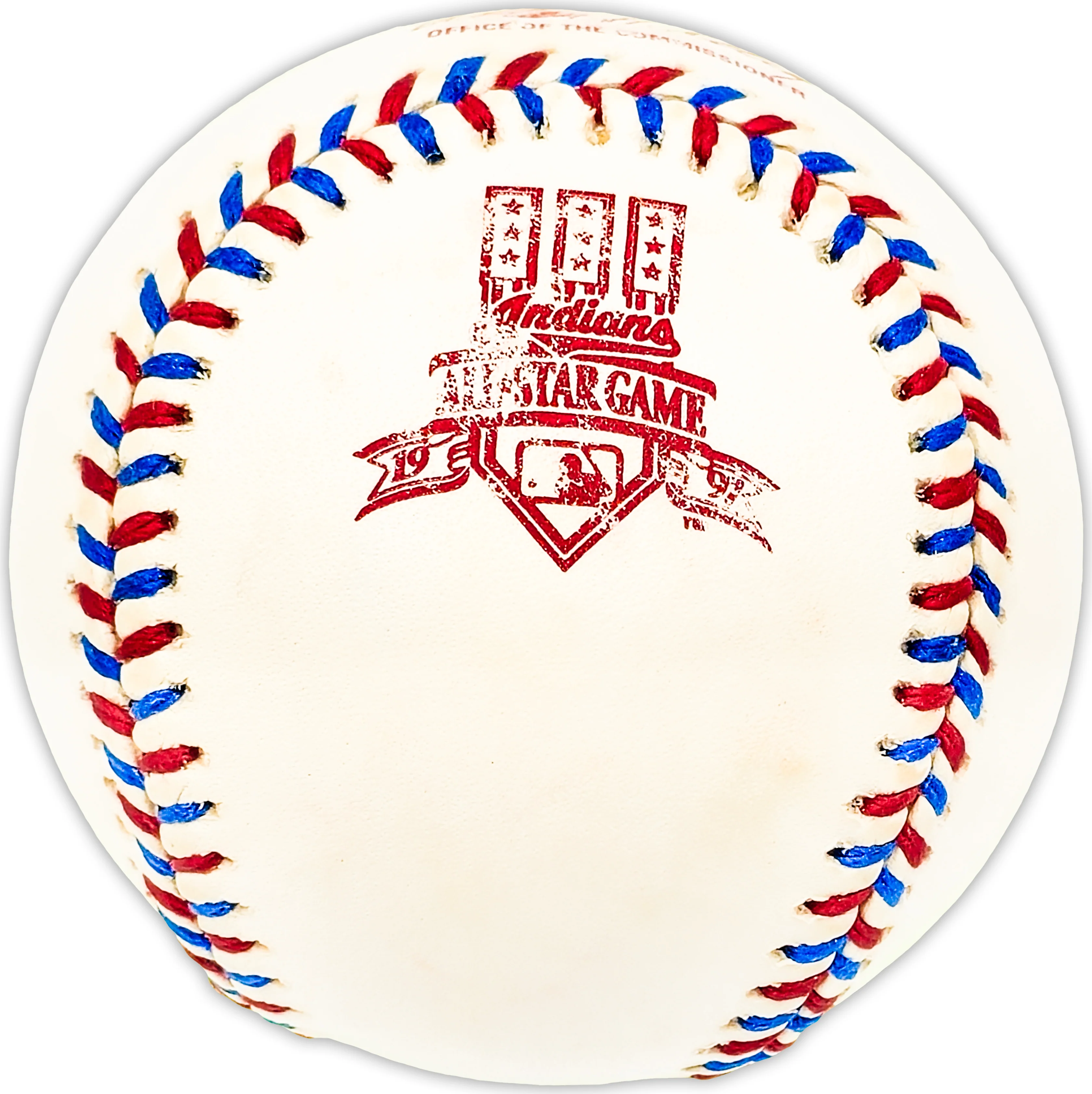 Barney Bernie Mussill Autographed Official 1997 All Star Game Logo Baseball Philadelphia Phillies Beckett BAS QR #BM25087 - Image 3