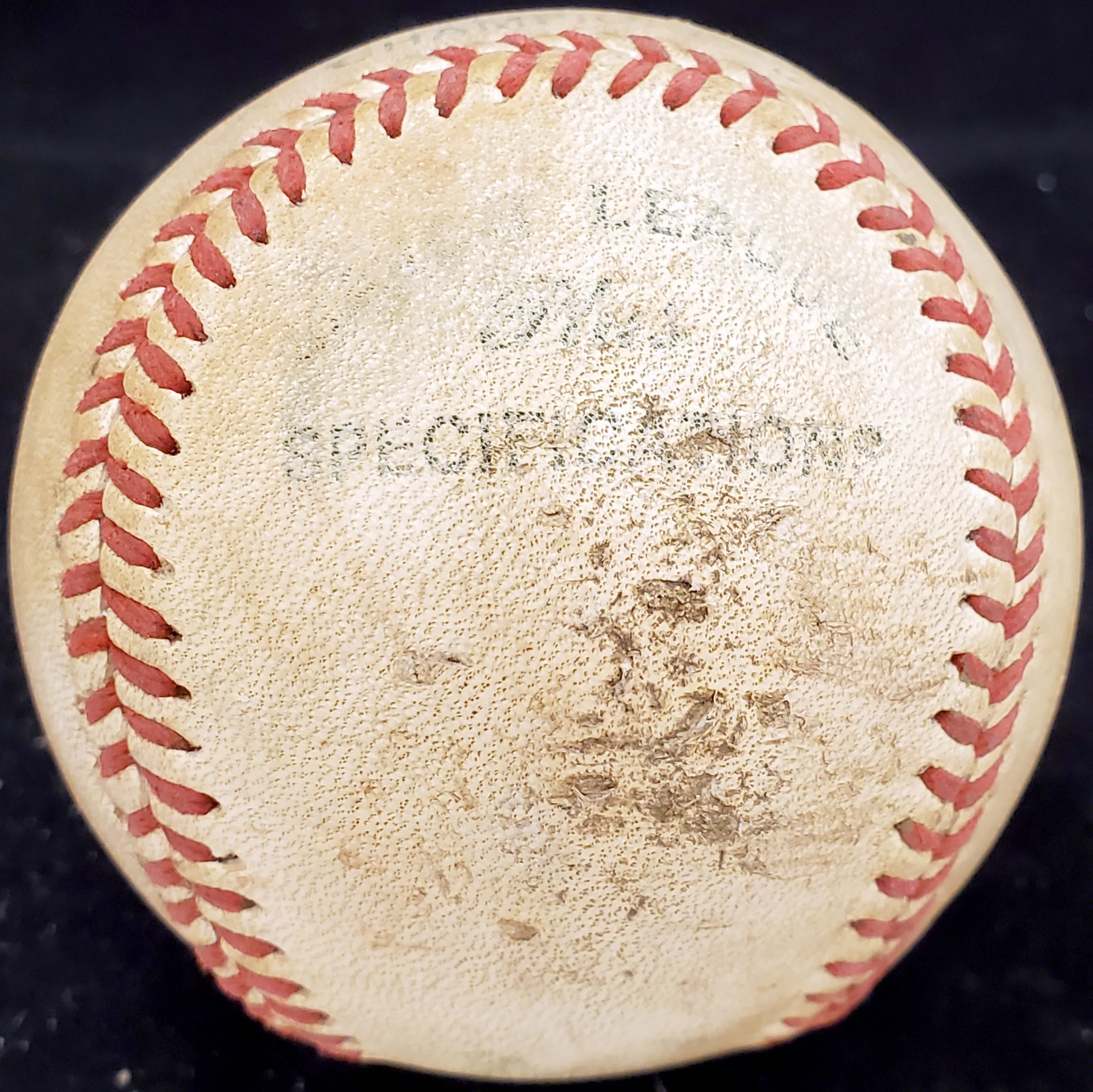 Barry Bonds Autographed Official Game Used NCAA Championship Baseball Arizona State Sun Devils Vintage Signature Beckett BAS #AA001195 - Image 3